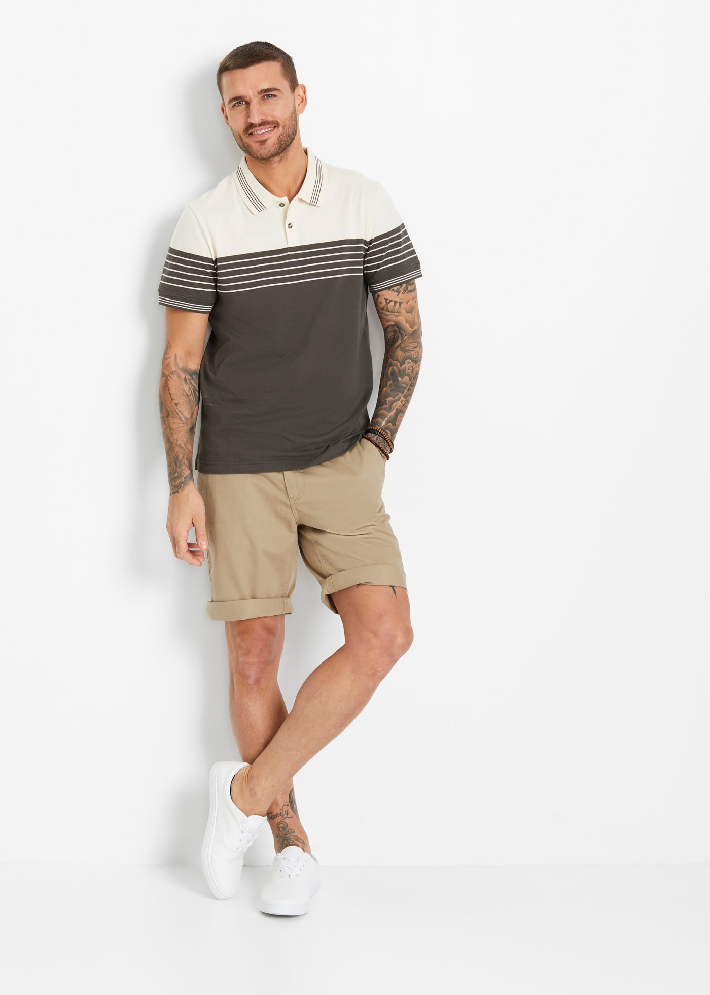 bonprix Poloshirt Regular Fit, Kurzarm, aus Baumwoll-Jersey