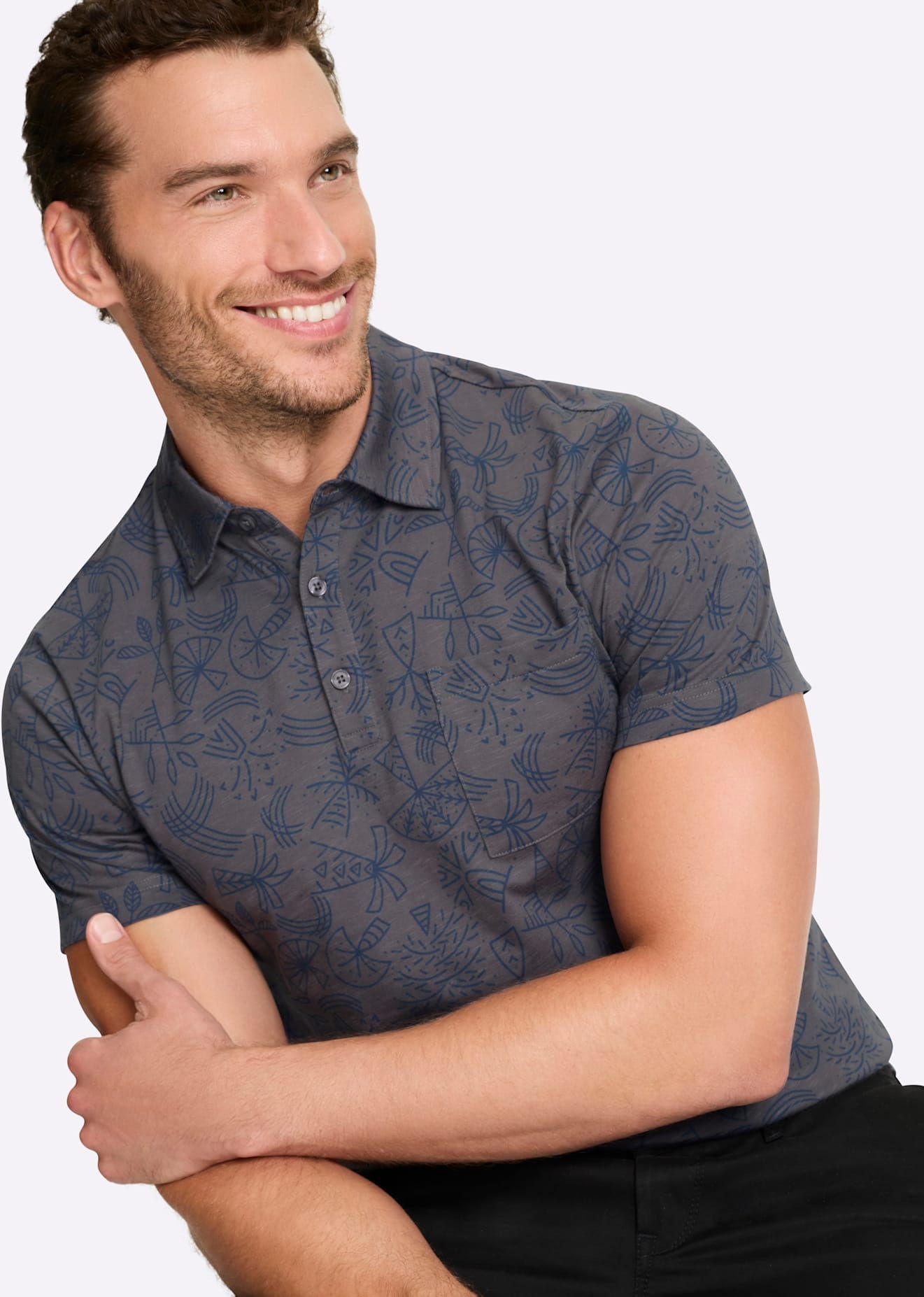 Marco Donati Kurzarmshirt »Kurzarm-Poloshirt« 1 tlg.