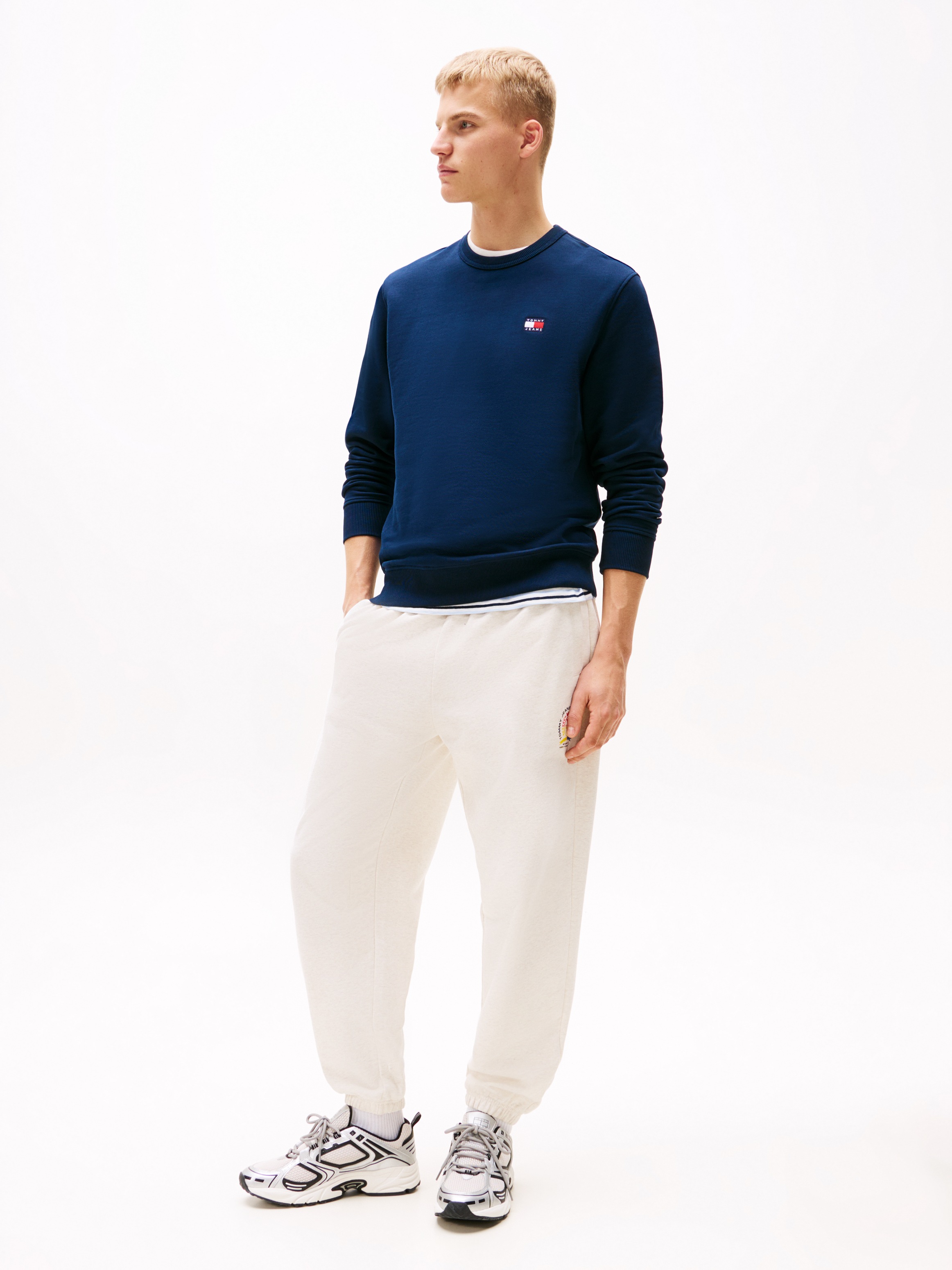 Tommy Jeans Sweatshirt »TJM REG BADGE CREW EXT«, Mit Rundhalsausschnitt