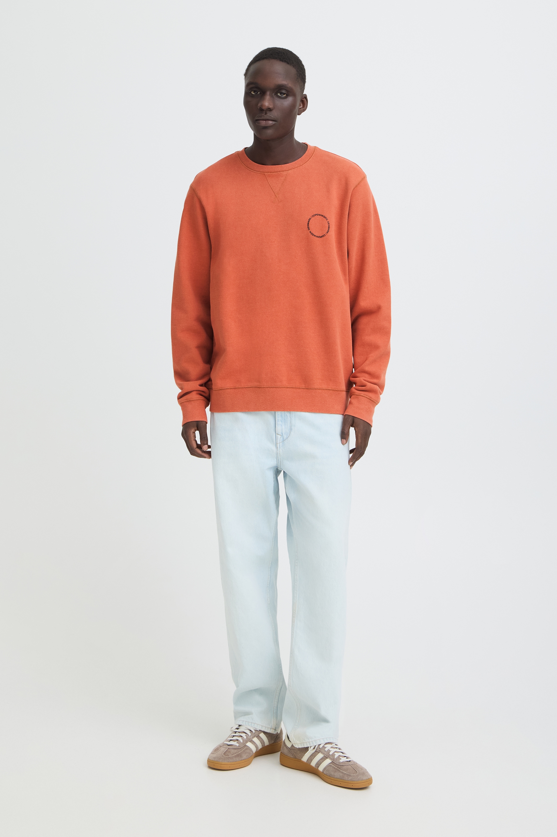 Blend Sweatshirt »BHKHARI WASH CREW SWEAT«, Baumwolle, regular fit

