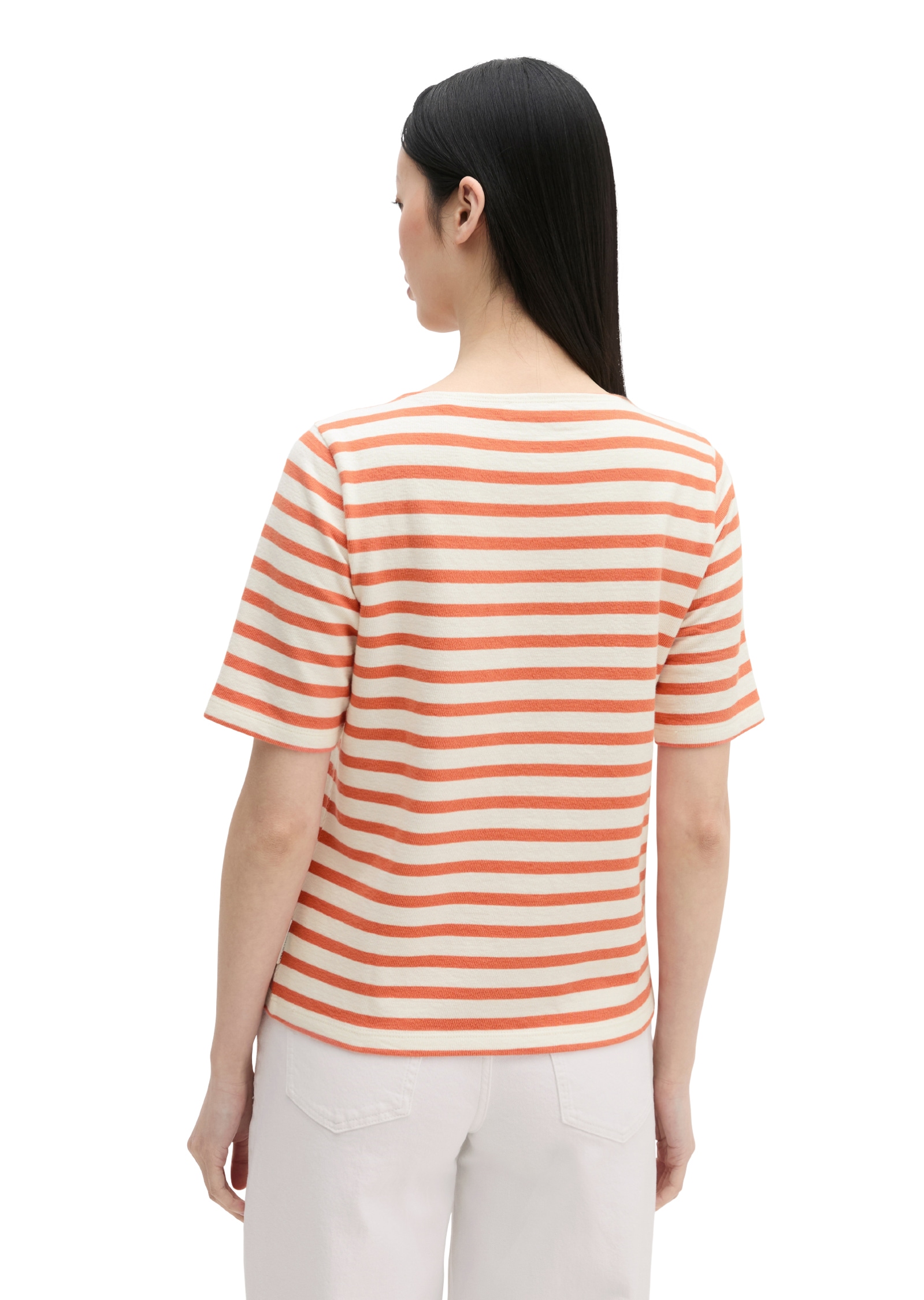 Marc O'Polo T-Shirt straight aus weichem Jersey, geringelt