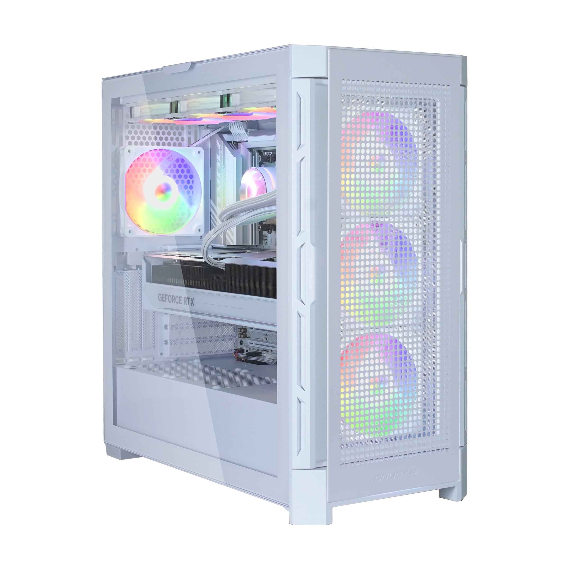 Cougar Gaming-PC »DUOFACE PRO White 7421«, Windows 11, DDR5 RAM, Gen4 SSD