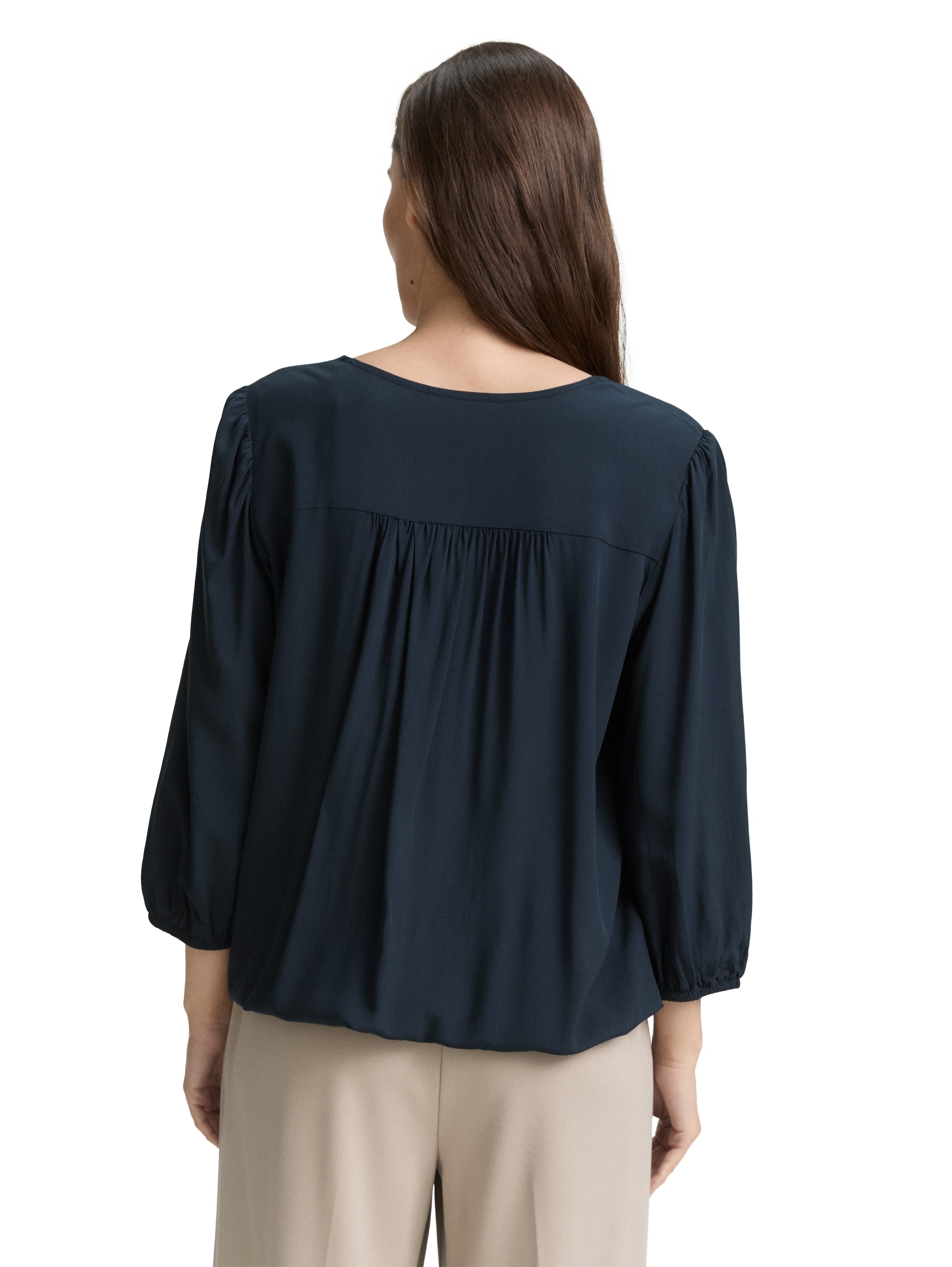 TOM TAILOR Shirtbluse mit All-Over Print