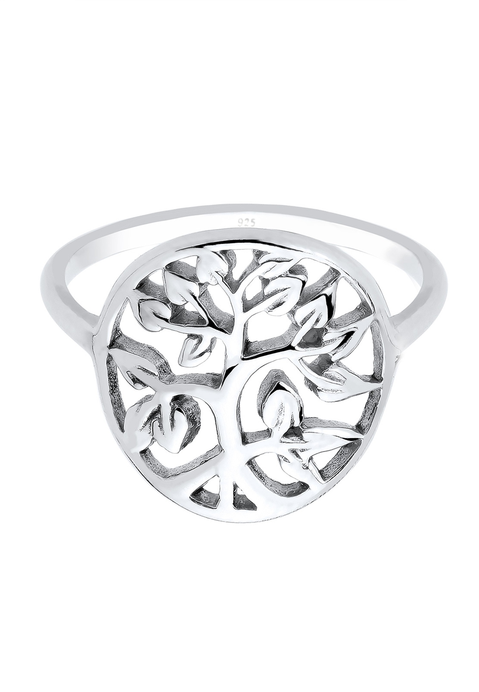 Elli Silberring »Ring Lebensbaum Floral 925er Sterling Silber«