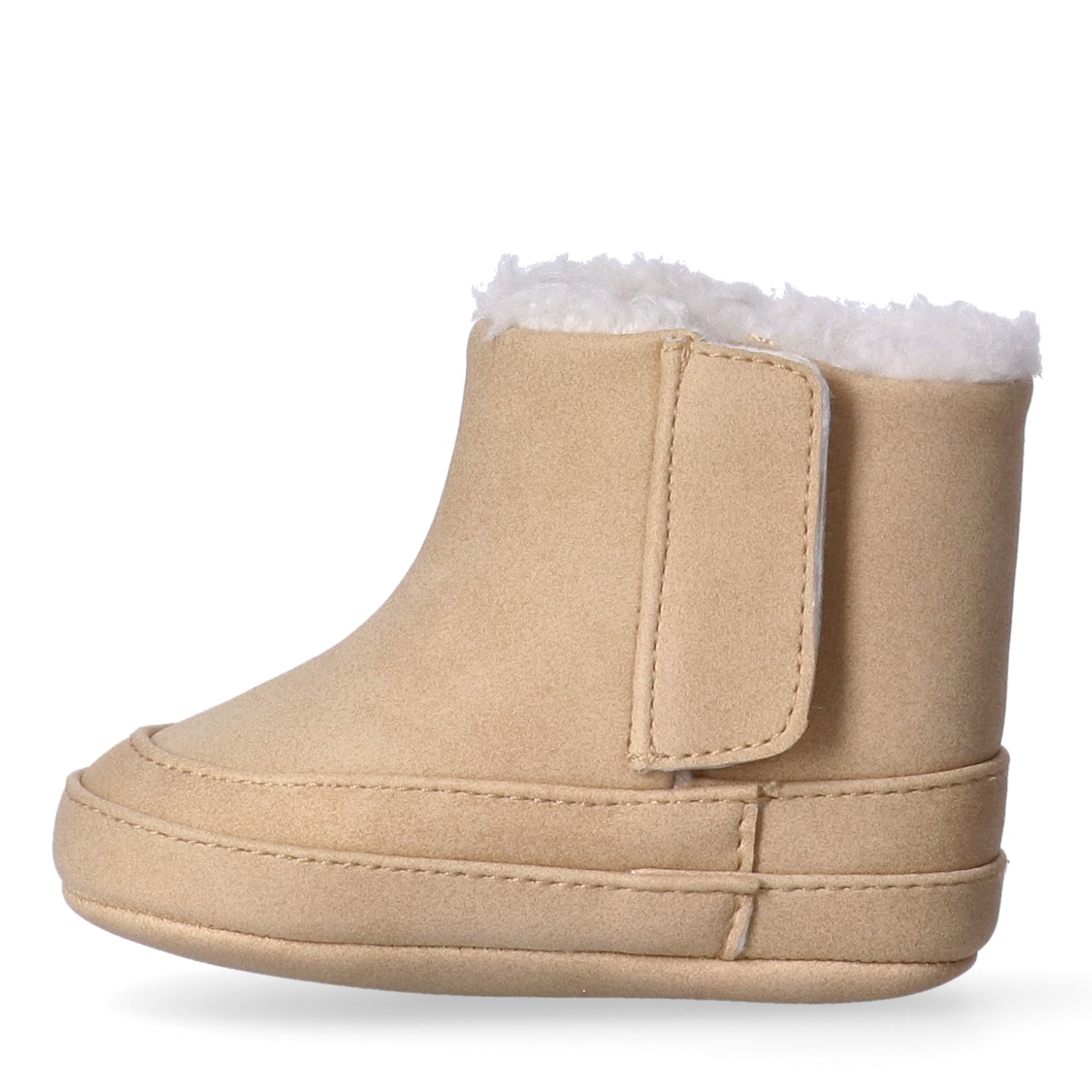 Tommy Hilfiger Lauflernschuh  Babystiefel, Krabbelschuh für die Kleinsten, Fellimitat am Schaftrand