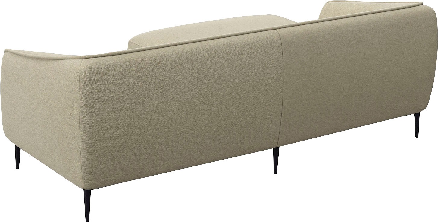 FLEXLUX Ecksofa »Belle Designsofa, bequem durch Kaltschaum im Sitz« Skandinavisches Design, In hochwertiger Verarbeitung, B/T 218/149 cm