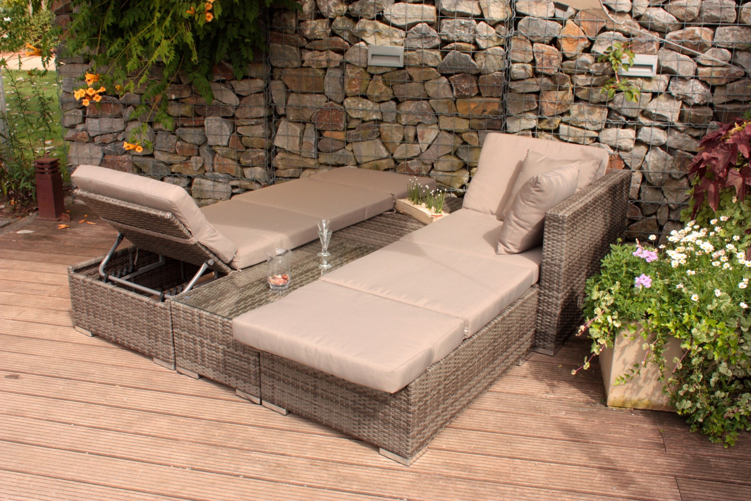 Garden Pleasure Gartenlounge-Set »Alcudia«, (Set)