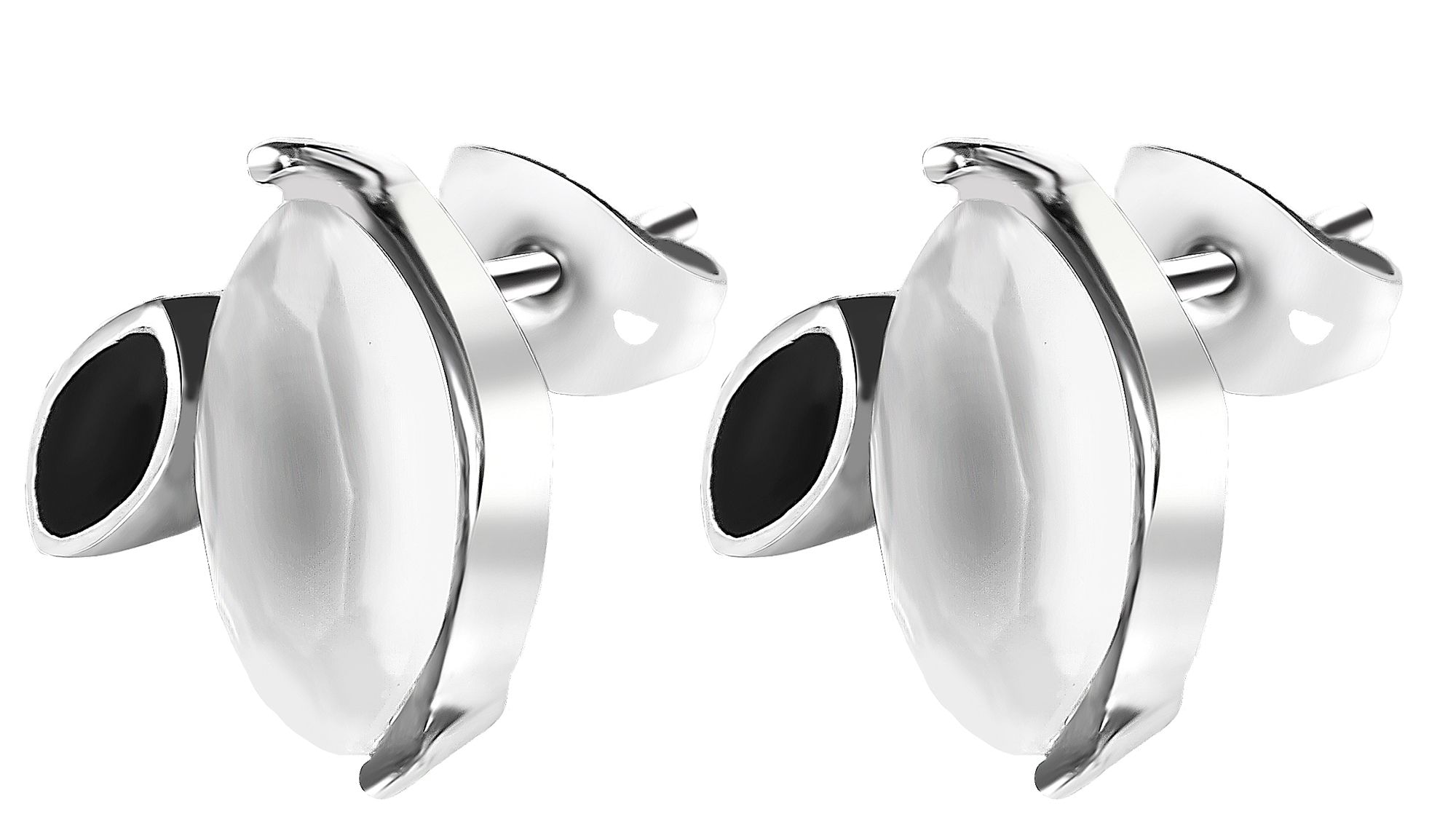 Adelia´s Paar Ohrstecker »Damen Ohrringe ¿ Ohrstecker aus Edelstahl«
