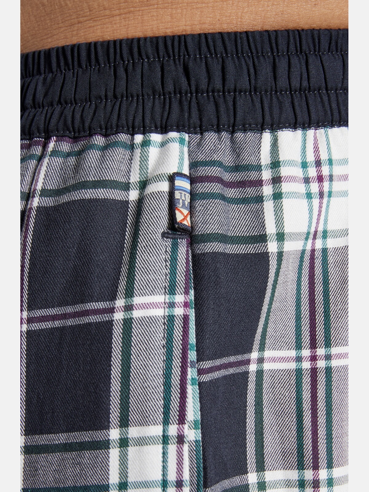 Jan Vanderstorm Pyjama »2er Pack Schlafhose RAWALD«, (2 tlg.), in kariert & unifarben