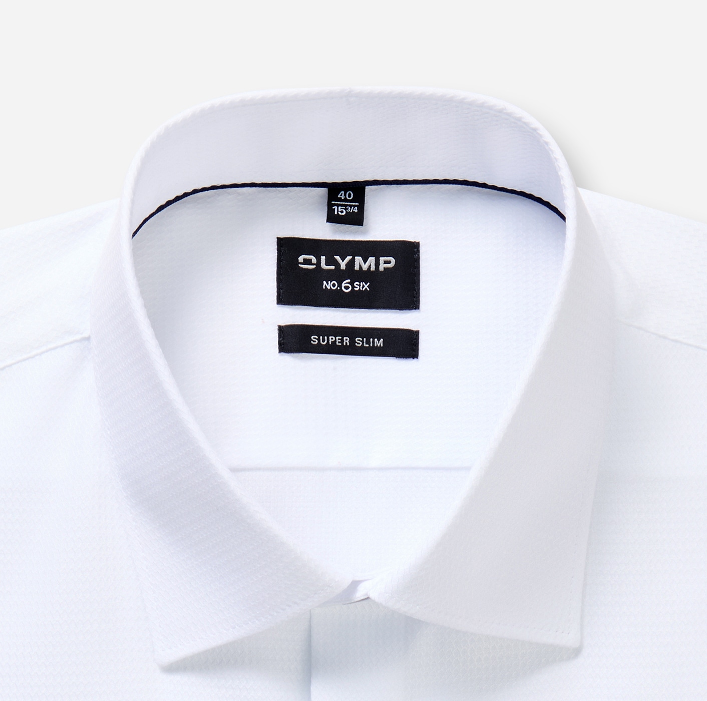 OLYMP Langarmhemd »No. Six« Businesshemd, Kentkragen, super slim fit