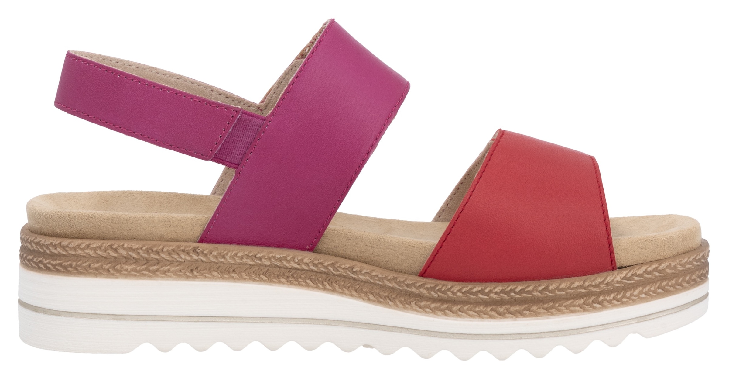 Remonte Keilsandalette, Riemchensandale, Bequemschuh mit Schmuckelementen