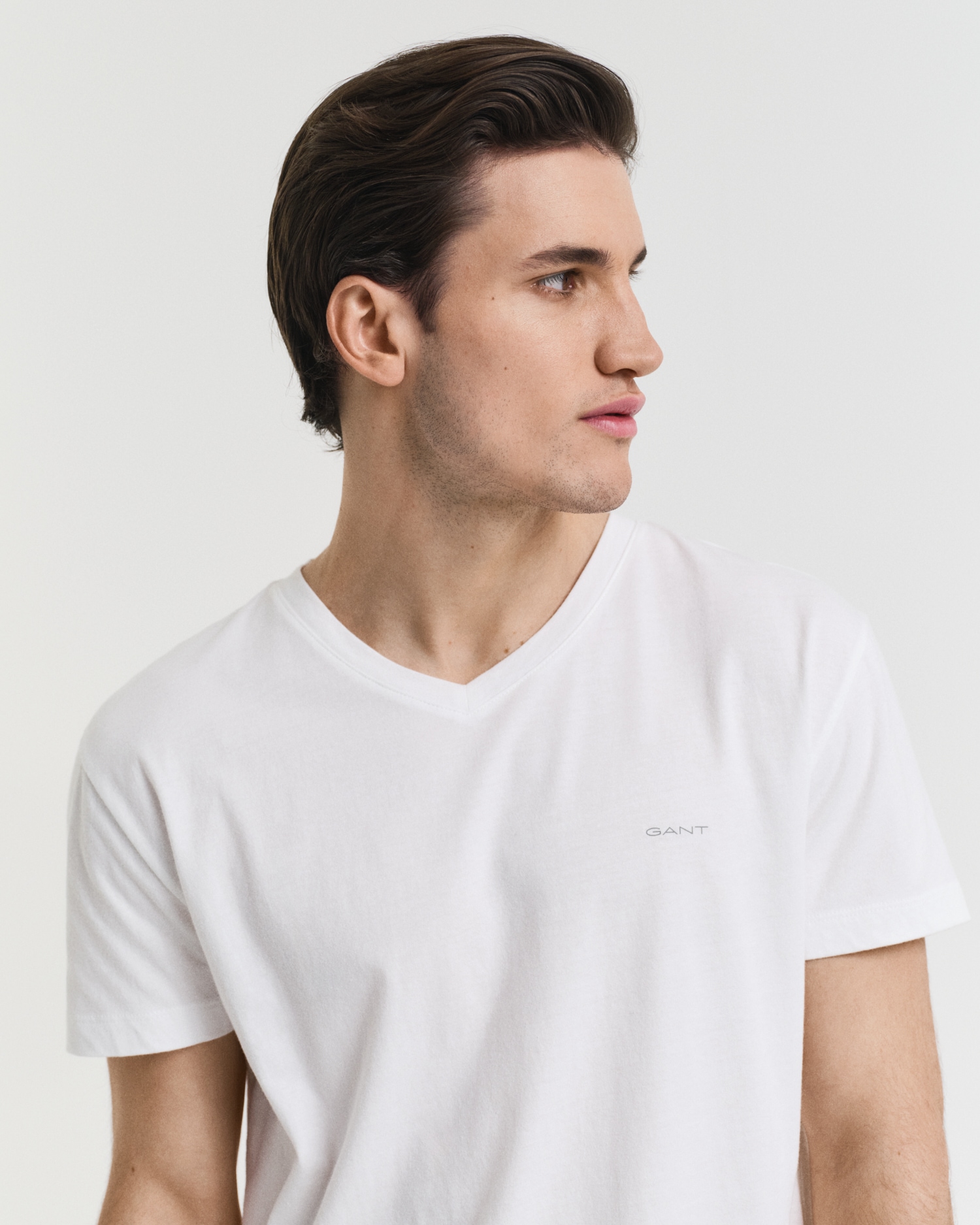 Gant Kurzarmshirt »V-NECK T-SHIRT 2-PACK«, Mit V-Ausschnitt