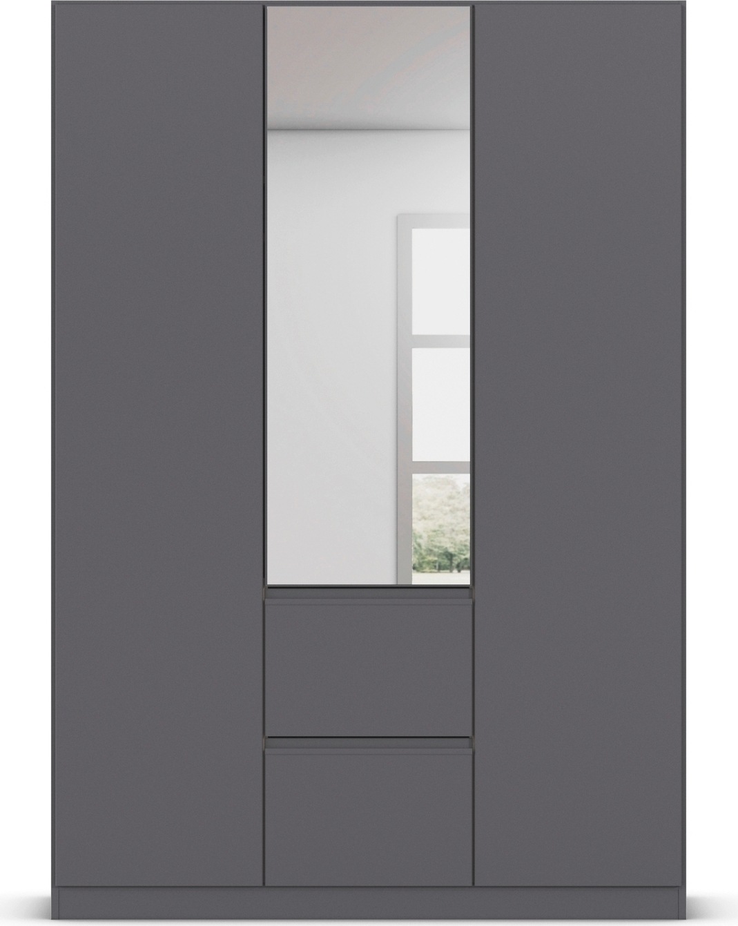 rauch Drehtürenschrank »Kleiderschrank Schrank Garderobe Wäscheschrank BRISTOL in 2 Breiten«, grifflose Front mit Push-to-Open Funktion in 2 Breiten MADE IN GERMANY