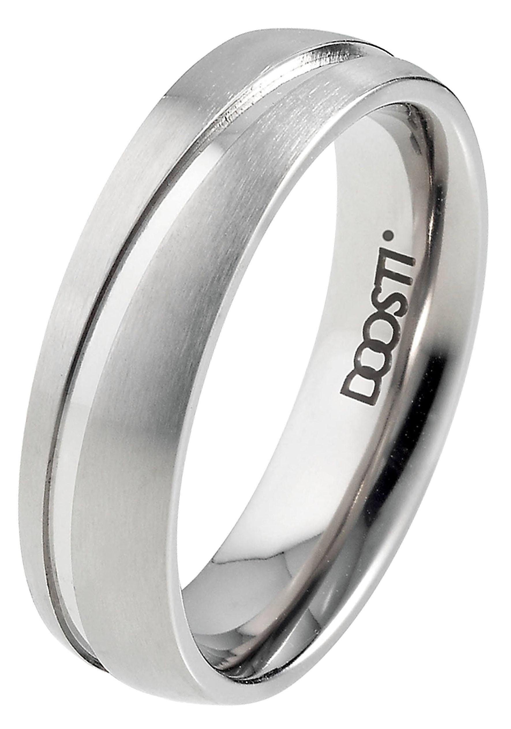 DOOSTI Trauring »Schmuck Geschenk TITAN Trauring Ehering Partnerring LIEBE«, Made in Germany - wahlweise mit oder ohne Zirkonia