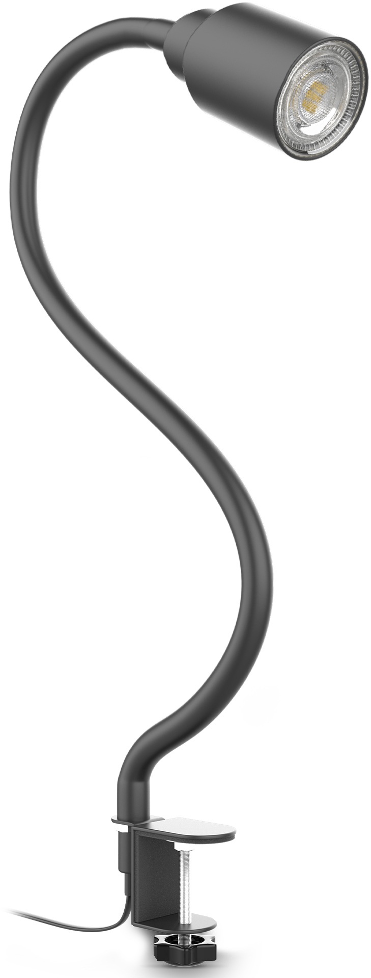 B.K.Licht Klemmleuchte »BK_KL1355 LED Klemmlampe in schwarz, Größe Ø 5,2 cm