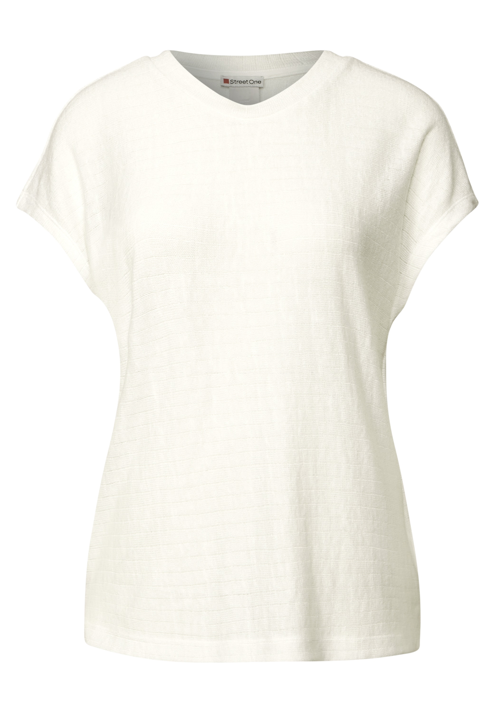 STREET ONE T-Shirt, mit Streifenstruktur