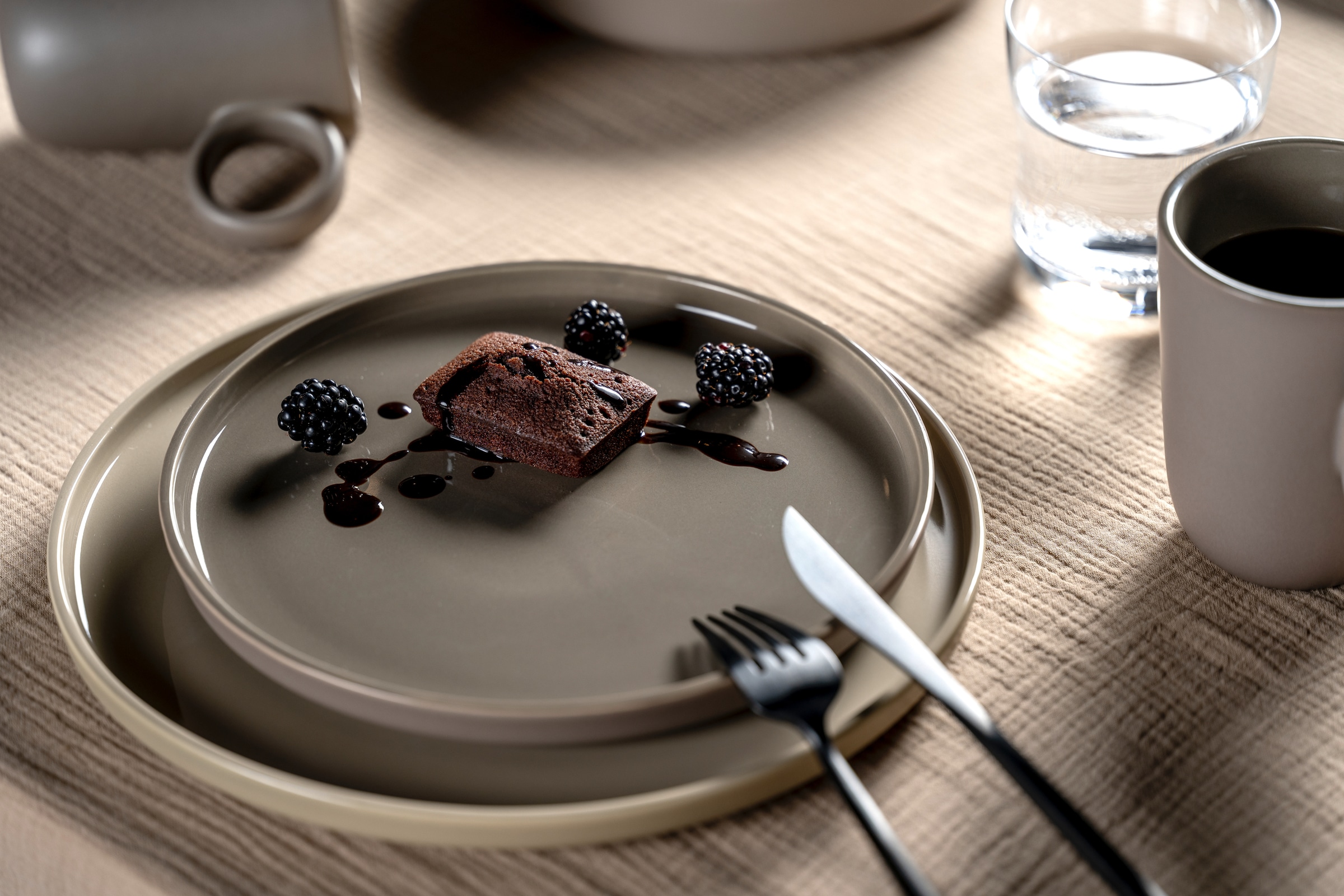 LEONARDO Teller-Set »Speiseteller ROMA, Keramikteller, ca. 27 cm, 6-teilig« Teller Set, Geschirr-Set, Service, spülmaschinengeeignet