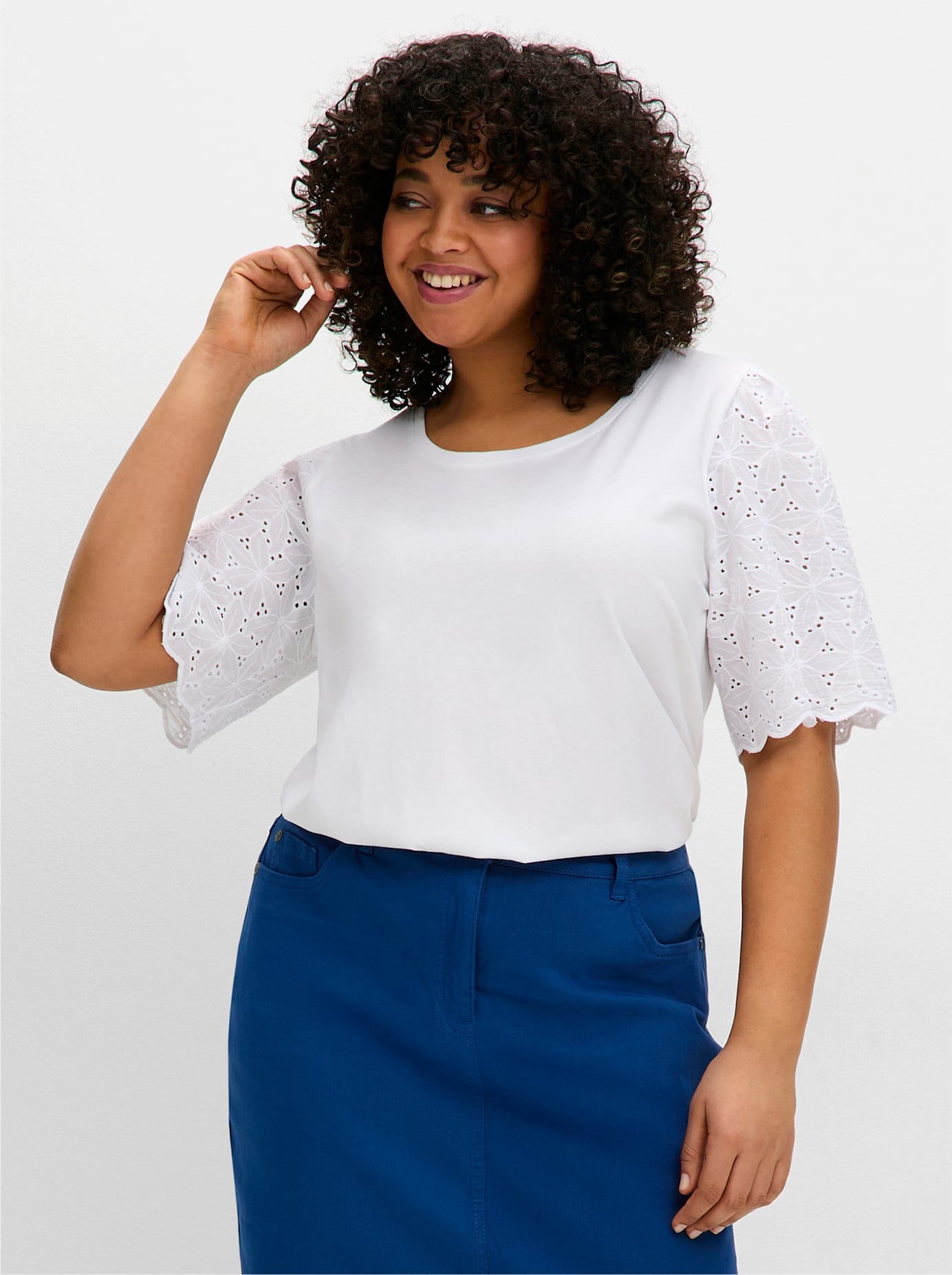 Sheego T-Shirt »T-Shirt«, (1 tlg.)