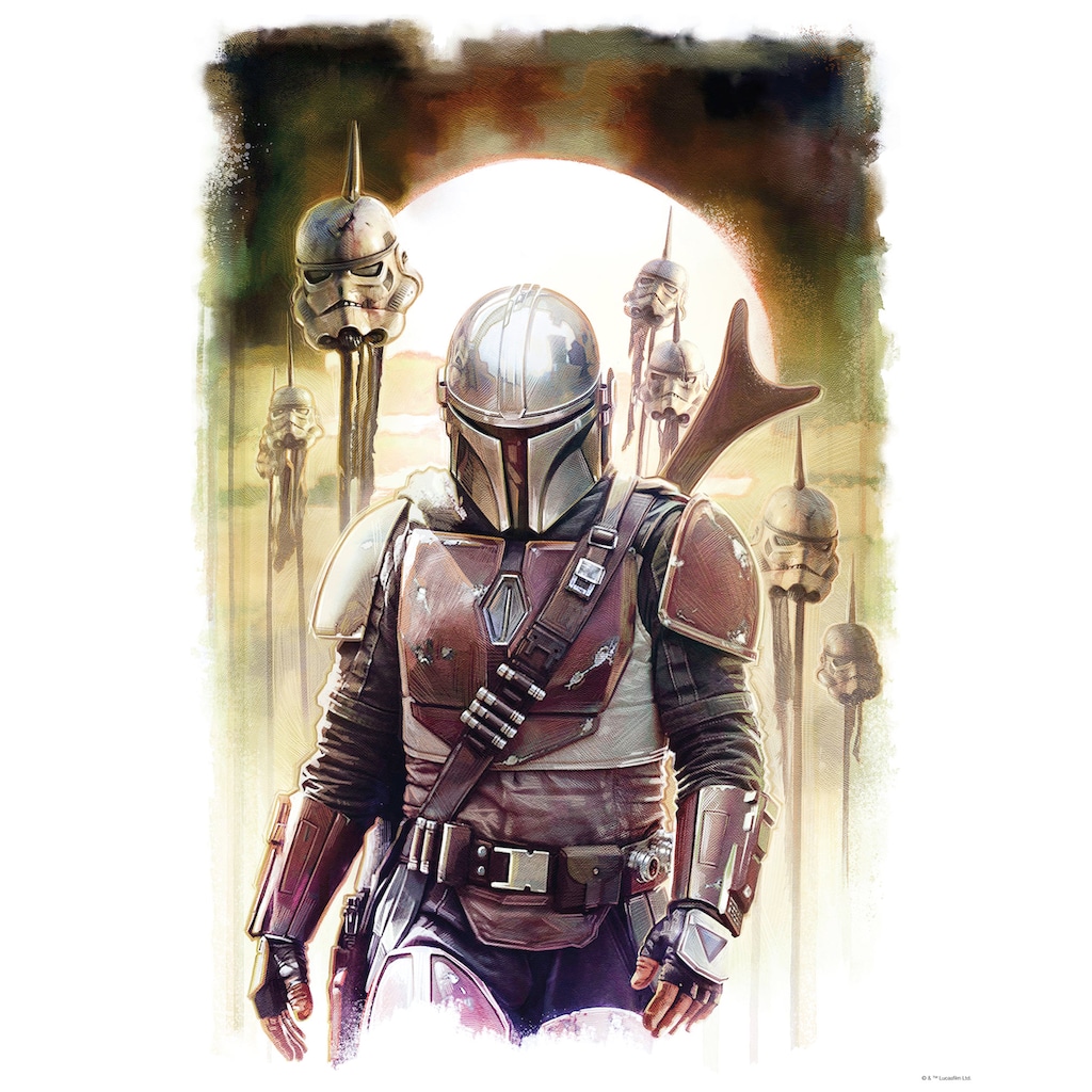 Komar Wandbild »Mandalorian Impaler«, Disney-Star Wars, (1 St.)