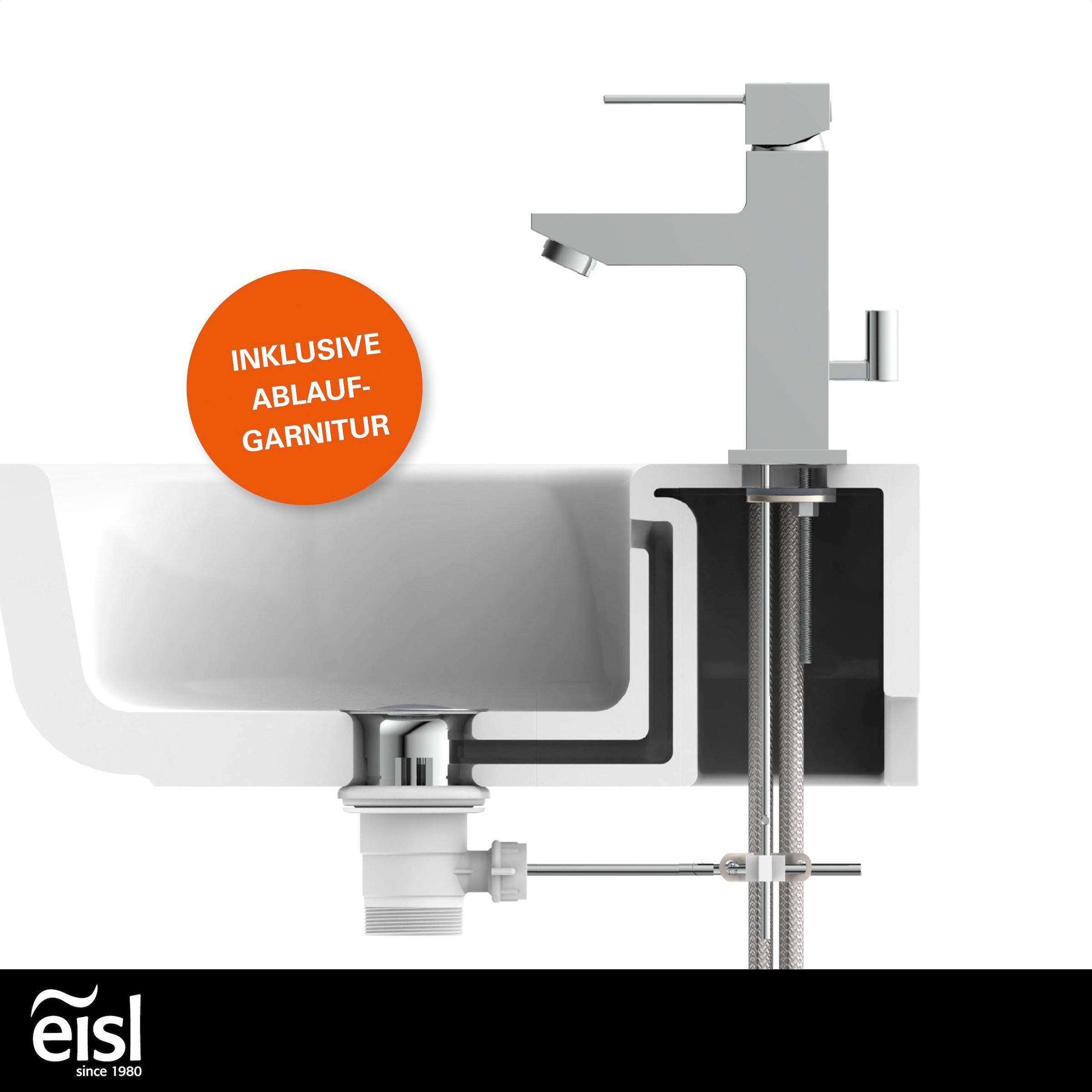 Eisl Waschtischarmatur »CALVINO« geräuscharme Kartusche, Marken-Mischdüse, inkl. Zugstange