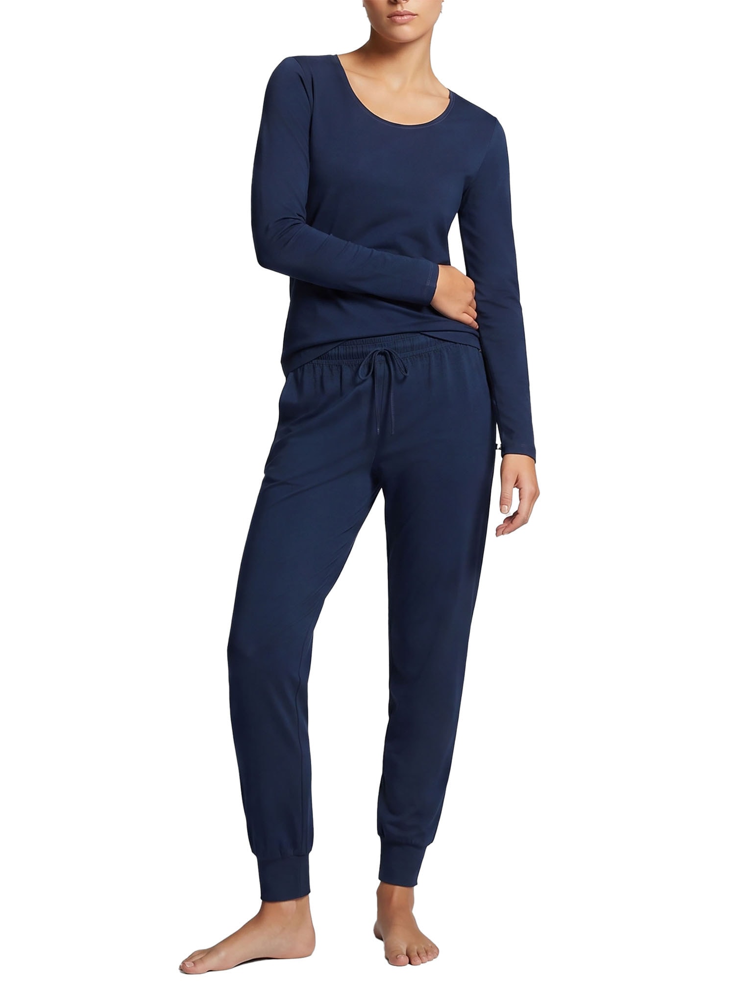 Ammann Schlafanzug »Damen langarm Shirt, lange Hose Night & Relax« 1 Stk.