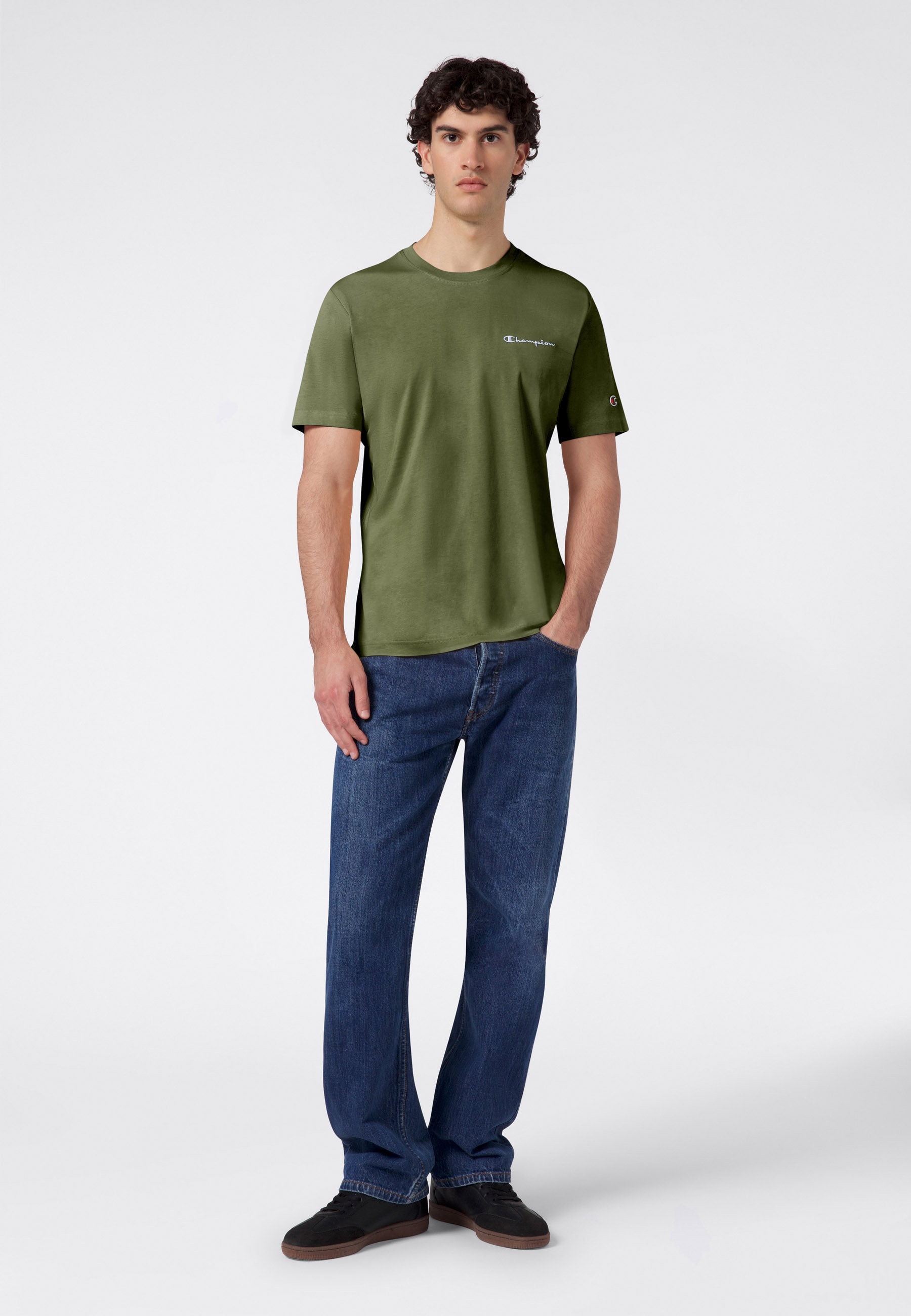 Champion T-Shirt »ICONS CONTRAST  SS Tee« sportlicher Schnitt, Kurzarm, für sportliche Aktivitäten
