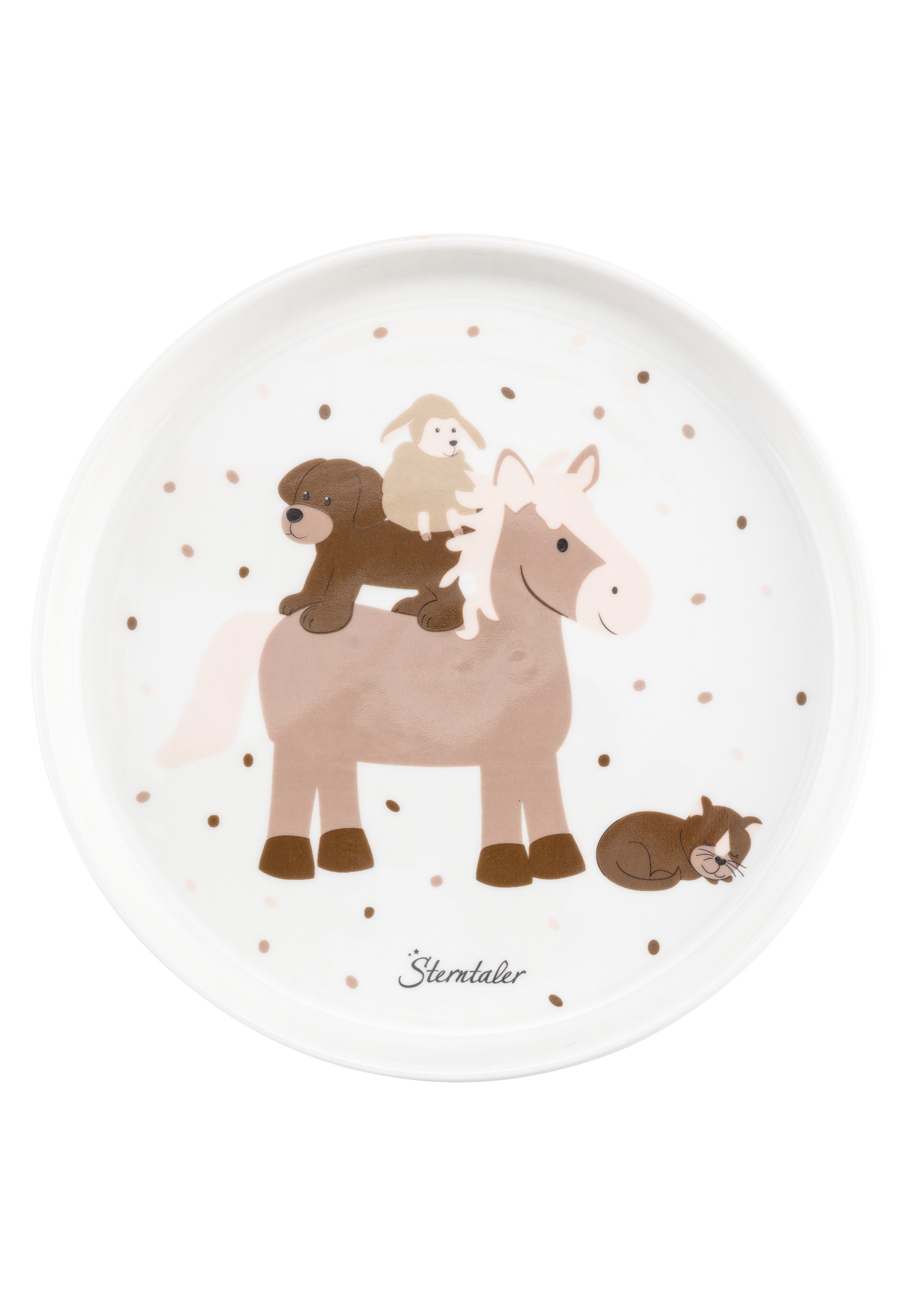 Sterntaler® Kindergeschirr-Set »Porzellan Geschirr-Set BAUERNHOF«
