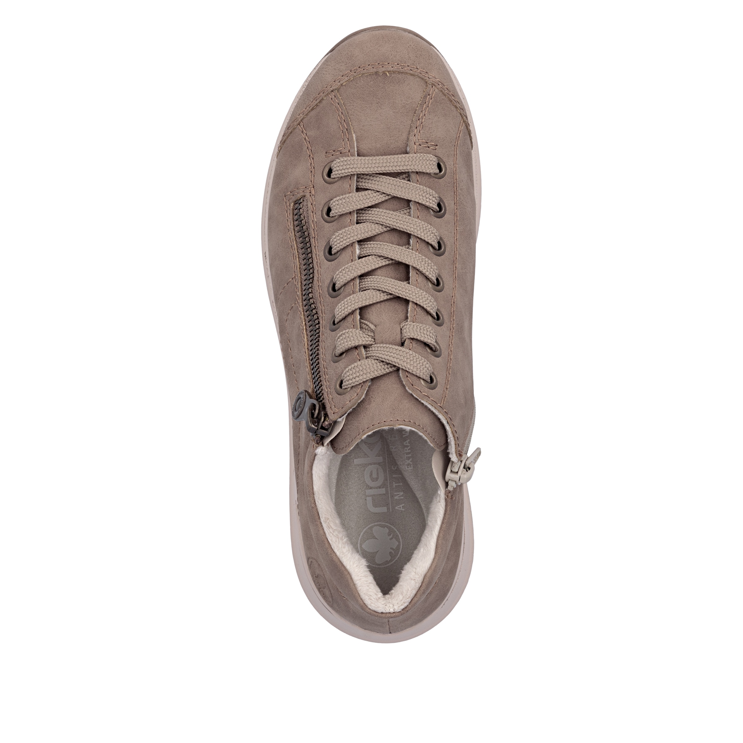 Rieker Sneaker  Freizeitschuh, Halbschuh, Schnürschuh, mit weichem Schaftrand
