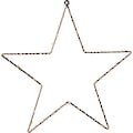KONSTSMIDE LED Stern »Metallstern«, 1 St., bernsteinfarben, kupferfarben lackiert, 5 Zacken, mit 6h Timer, 50 bernsteinfarbene Dioden