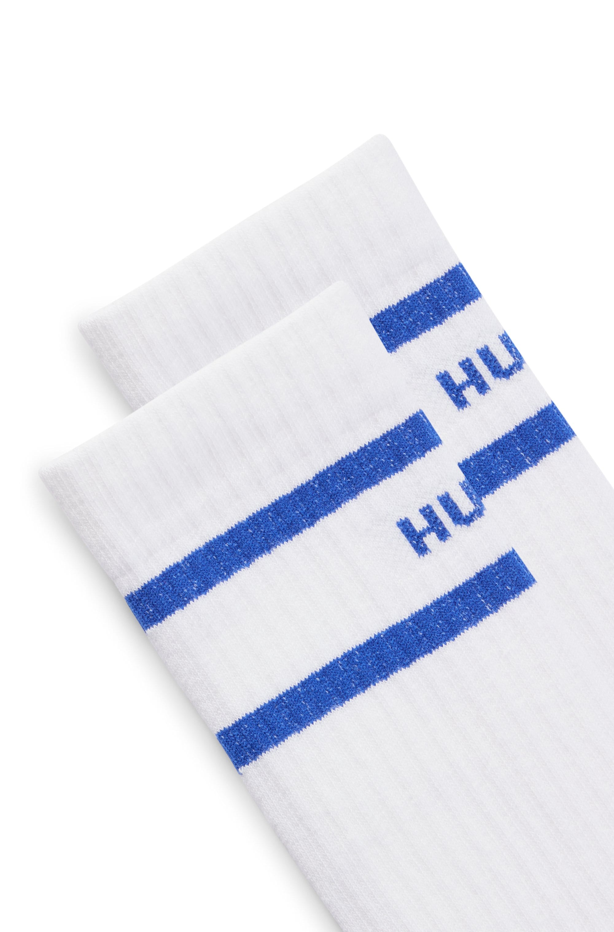 HUGO Blue Freizeitsocken »2P SK BLUE STRIPE CC«, (2 Paar), Unisex Sportsocken High