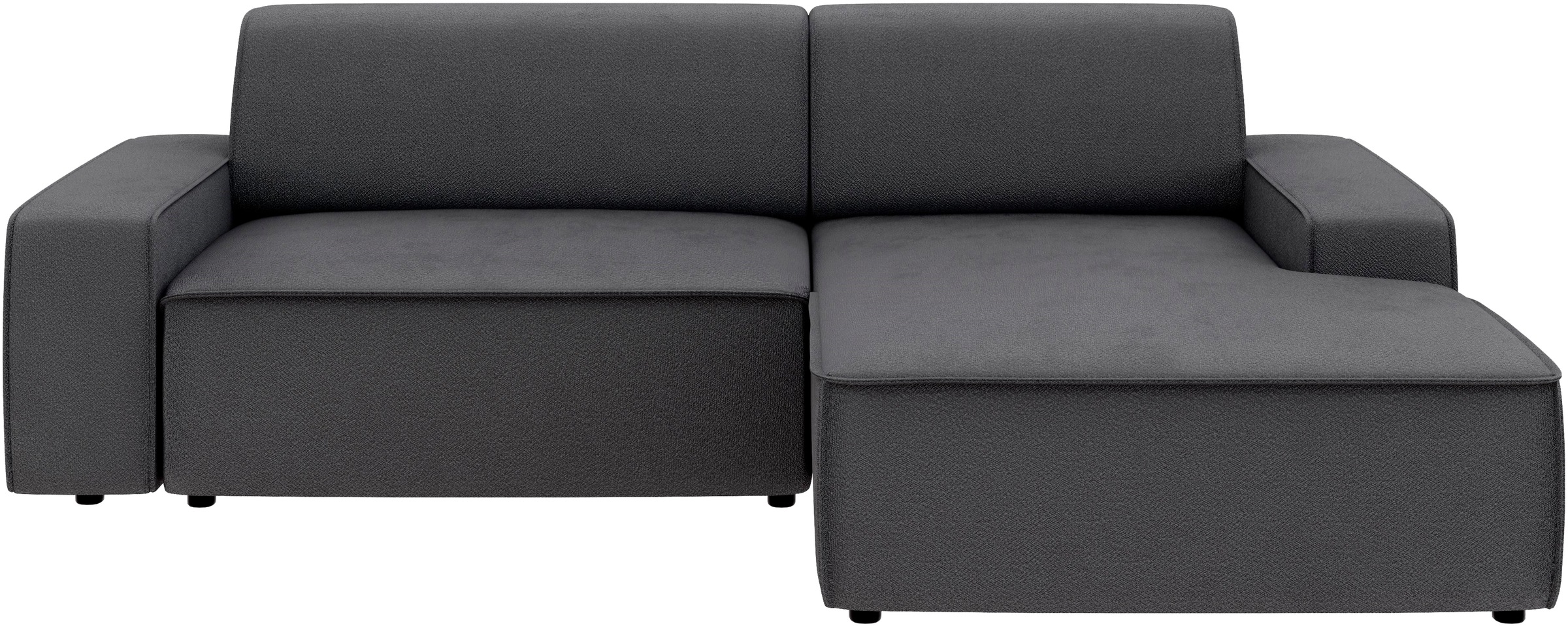 TRENDMANUFAKTUR Ecksofa »Graz, wahlweise mit Sitzvorschub und Bettkasten, L-Form, Breite 246 cm«, in Cord-, haustierfreundlichem LEO Struktur- oder LUMOS-3D-Bezug