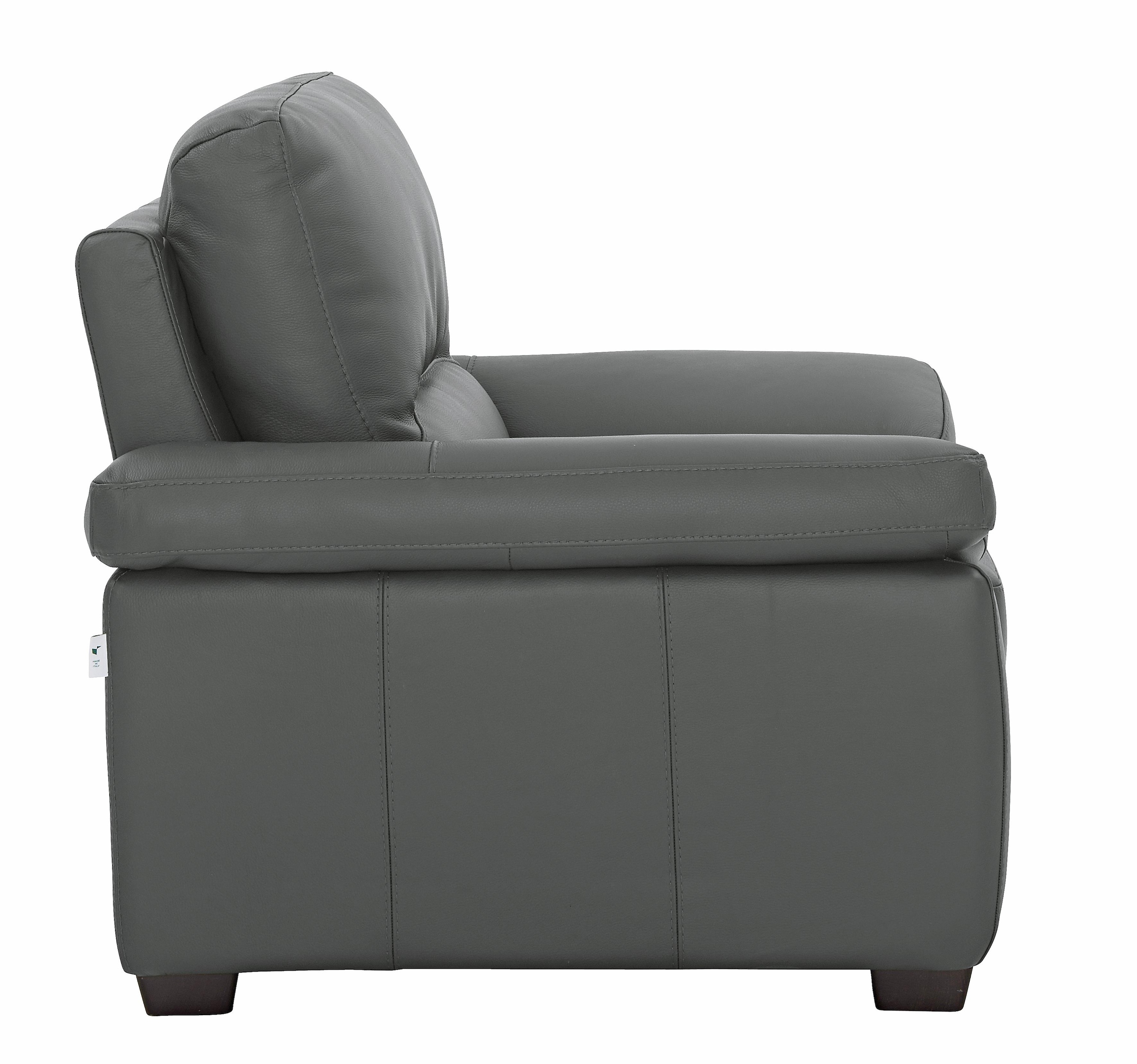 CALIA ITALIA Sessel »Gaia, hochwertiger, edler Ledersessel mit erstklassigem Sitzkomfort« in zwei hochwertigen Lederqualitäten