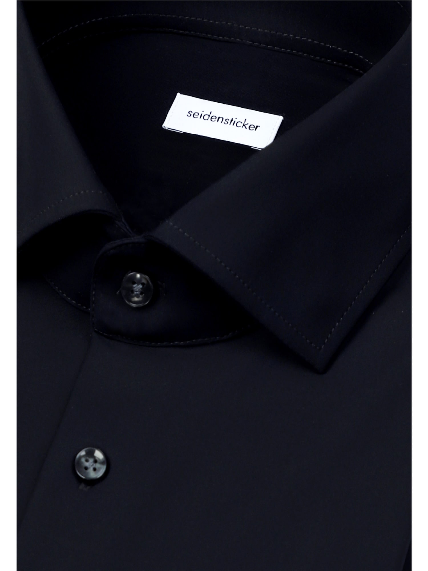 seidensticker Businesshemd »Schwarze Rose« Slim 1/1 Kentkragen Uni
