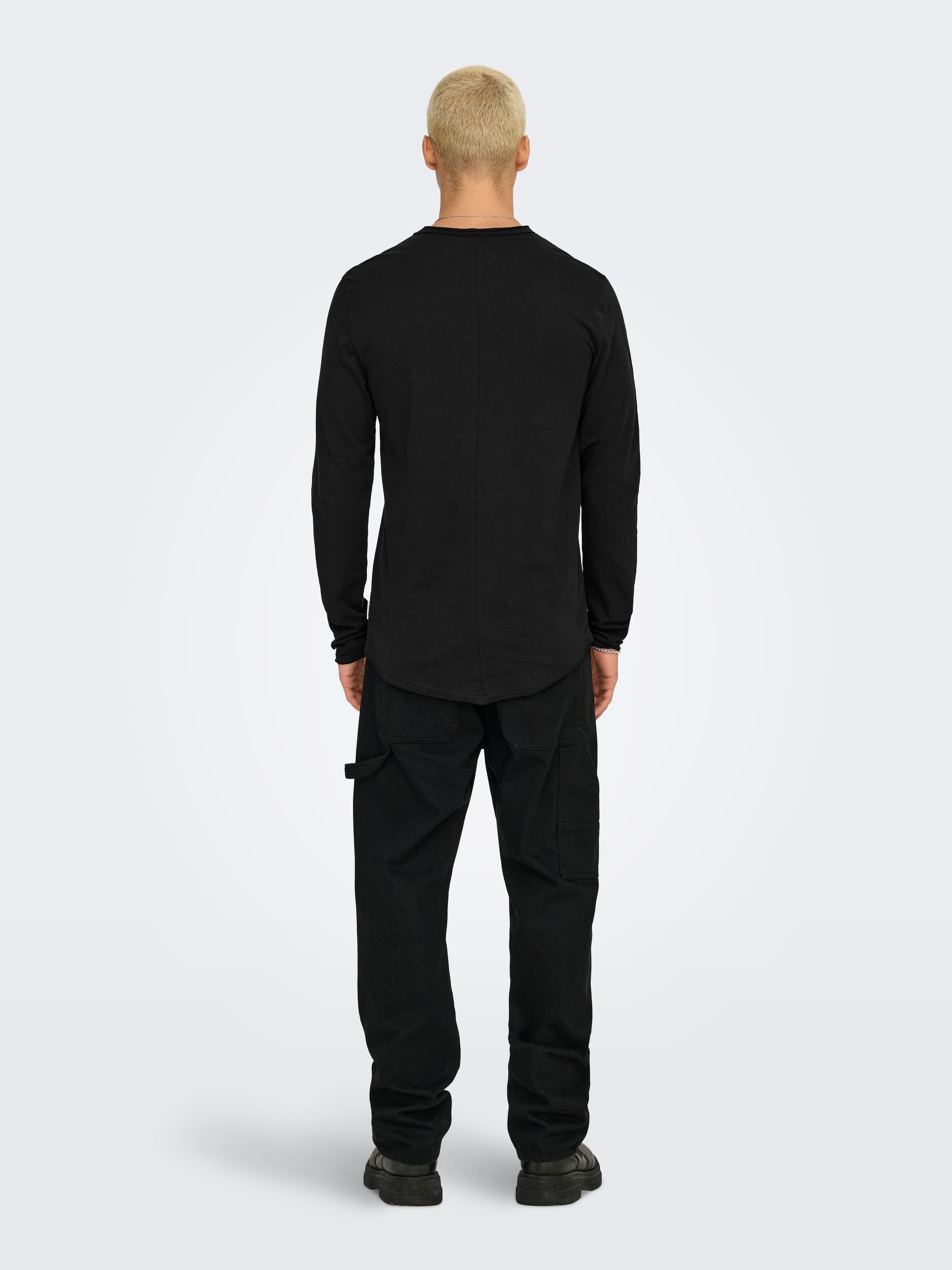 ONLY & SONS Langarmshirt »ONSBENNE LONGY LS TEE VD«