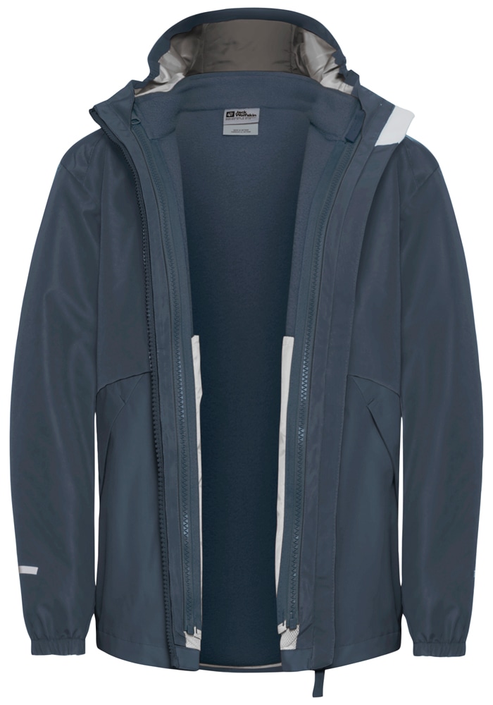 Jack Wolfskin 3-in-1-Funktionsjacke »ICELAND 3IN1 JACKET K«, mit Kapuze