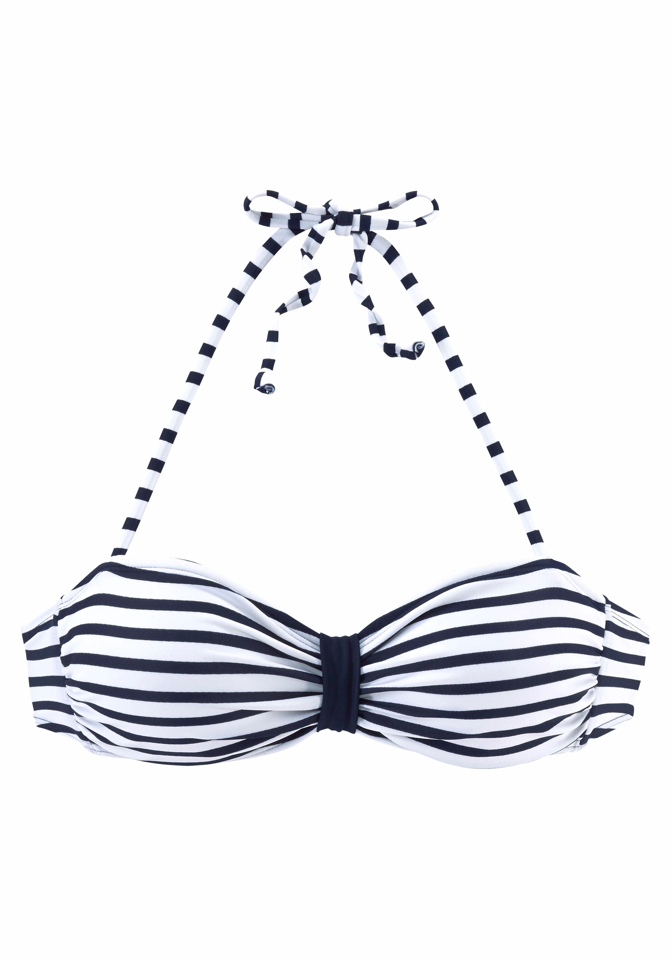 Venice Beach Bandeau-Bikini-Top »Summer«, mit kontrastfarbener Schlaufe