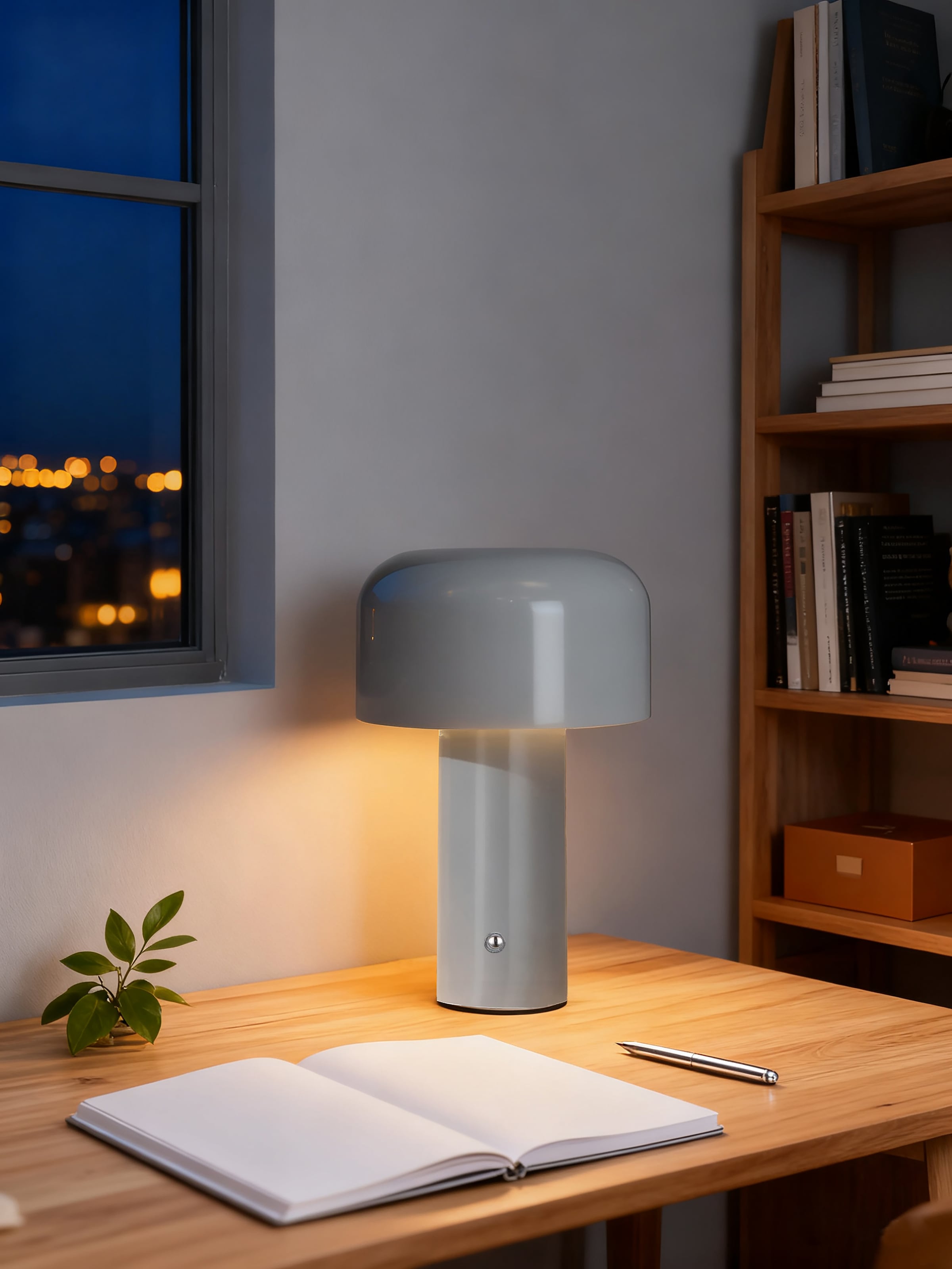 OTTO home LED Tischleuchte »Ronno« LED-Modul 1 Stk. warmweiß - kaltweiß USB-C, Akku, Typ-C-Ladekabel, CCT, Tischlampe kabellos, Akkulampe