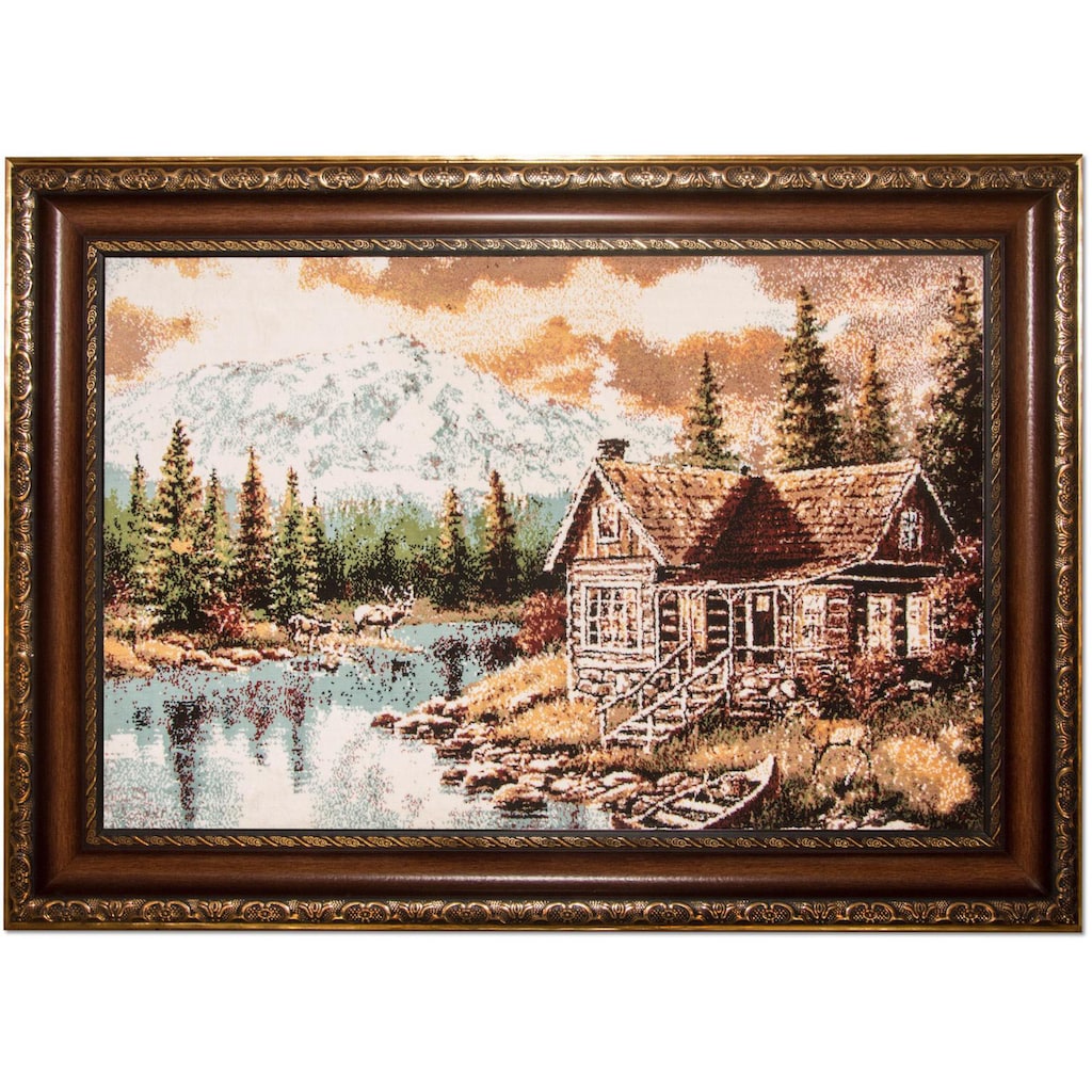 morgenland Wandteppich »Bild-Teppich Figurativ 85 x 61 cm«, rechteckig