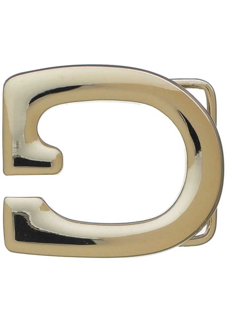 Rettungsring Gürtel Damen Gürtelschnalle Wechselschnalle »Offen Rund Gold« in goldfarben
