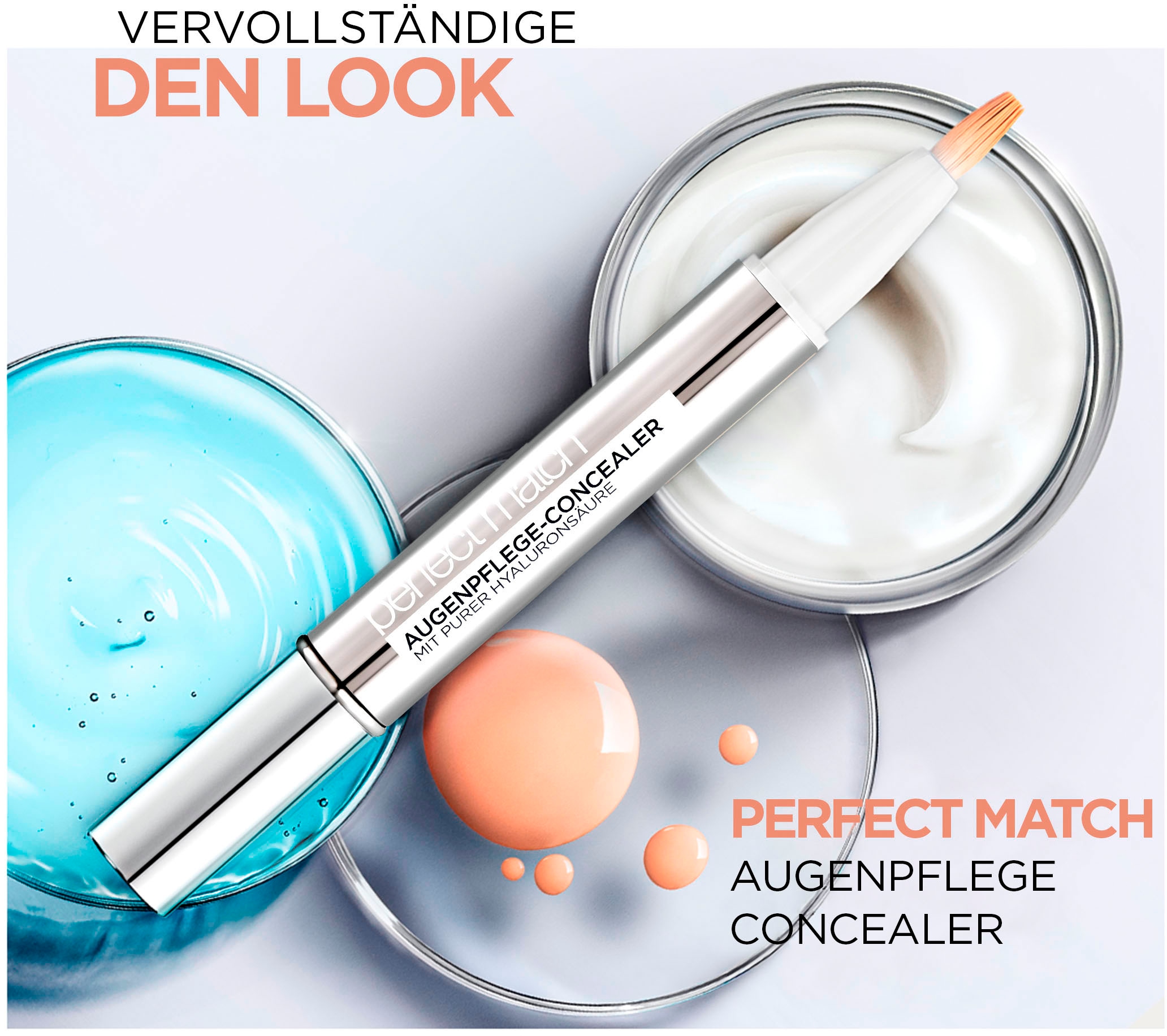 L'ORÉAL PARIS Foundation »Perfect Match Make-Up Doppelpack«, mit langanhaltender Formel