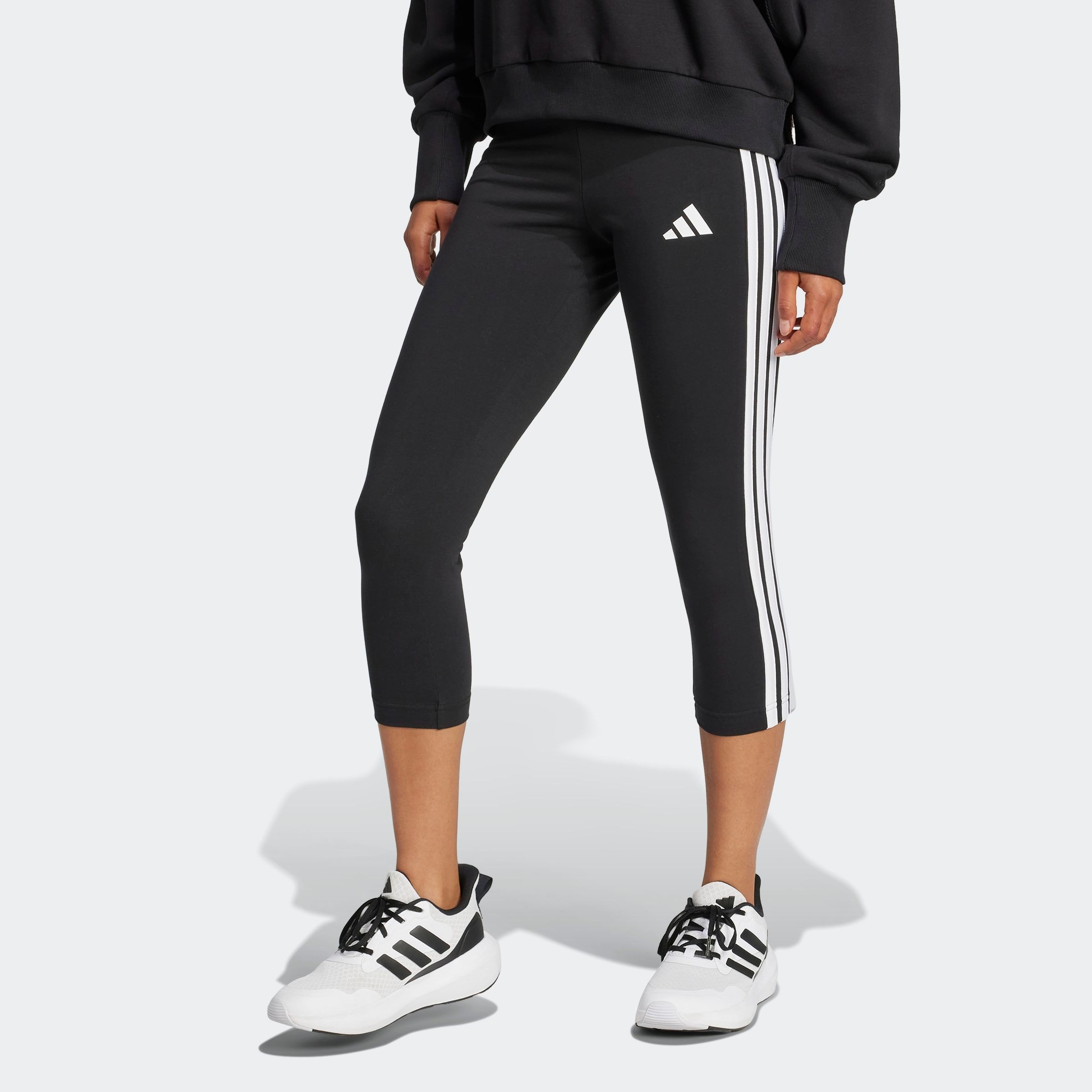 Adidas Sportswear Damen Leggings »W 3S 34 LEG« in schwarz, Größe XL