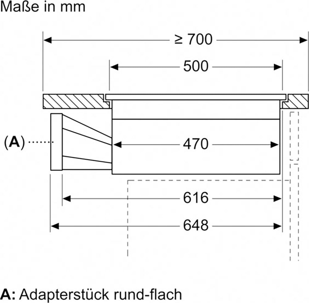 NEFF Kochfeld mit Dunstabzug »V58NBS1L0«, mit einfacher Touch Control Bedienung