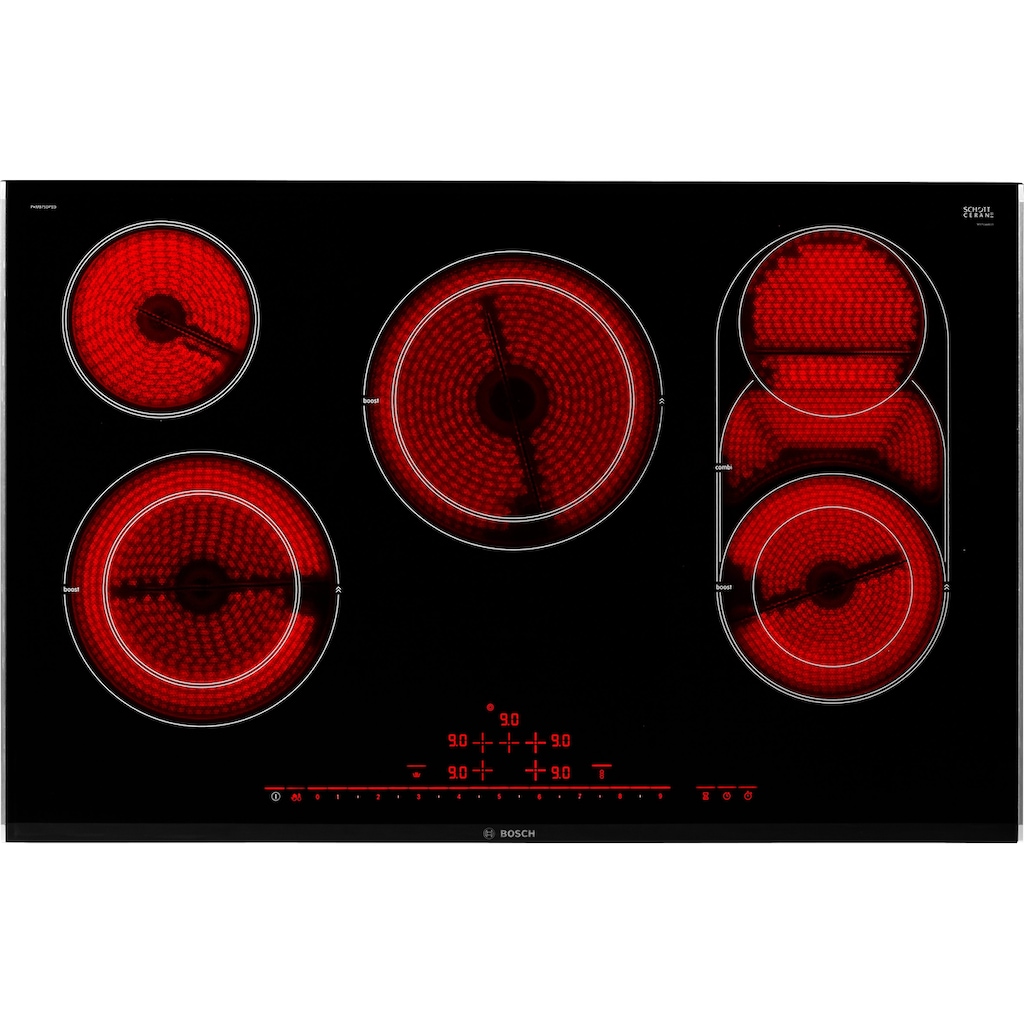 BOSCH Elektro-Kochfeld von SCHOTT CERAN®, PKM875DP1D