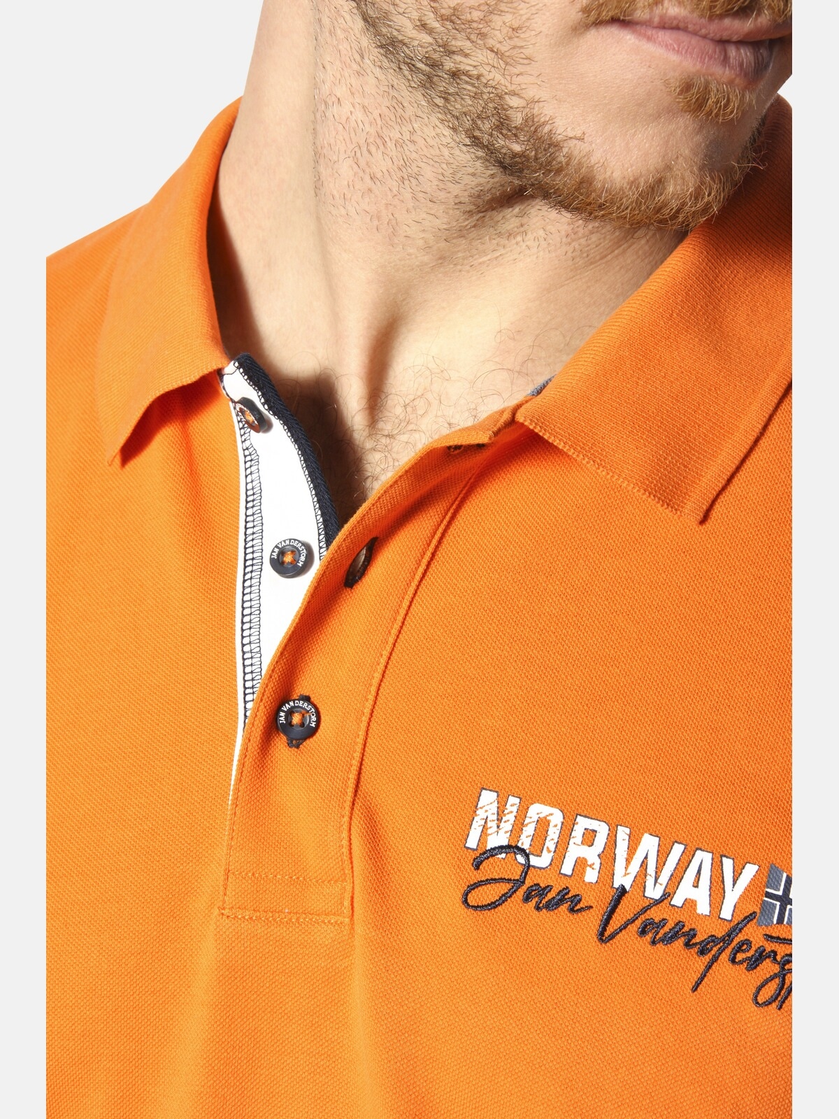 Jan Vanderstorm Poloshirt »Poloshirt JAKOV«, (1 tlg.)