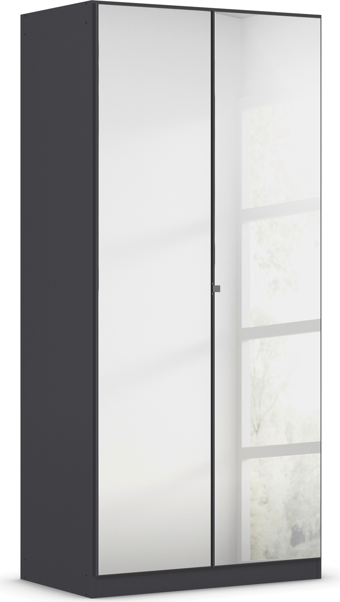 rauch Drehtürenschrank »Reflect« mit Spiegelfront, inkl. praktischer Inneneinteilung