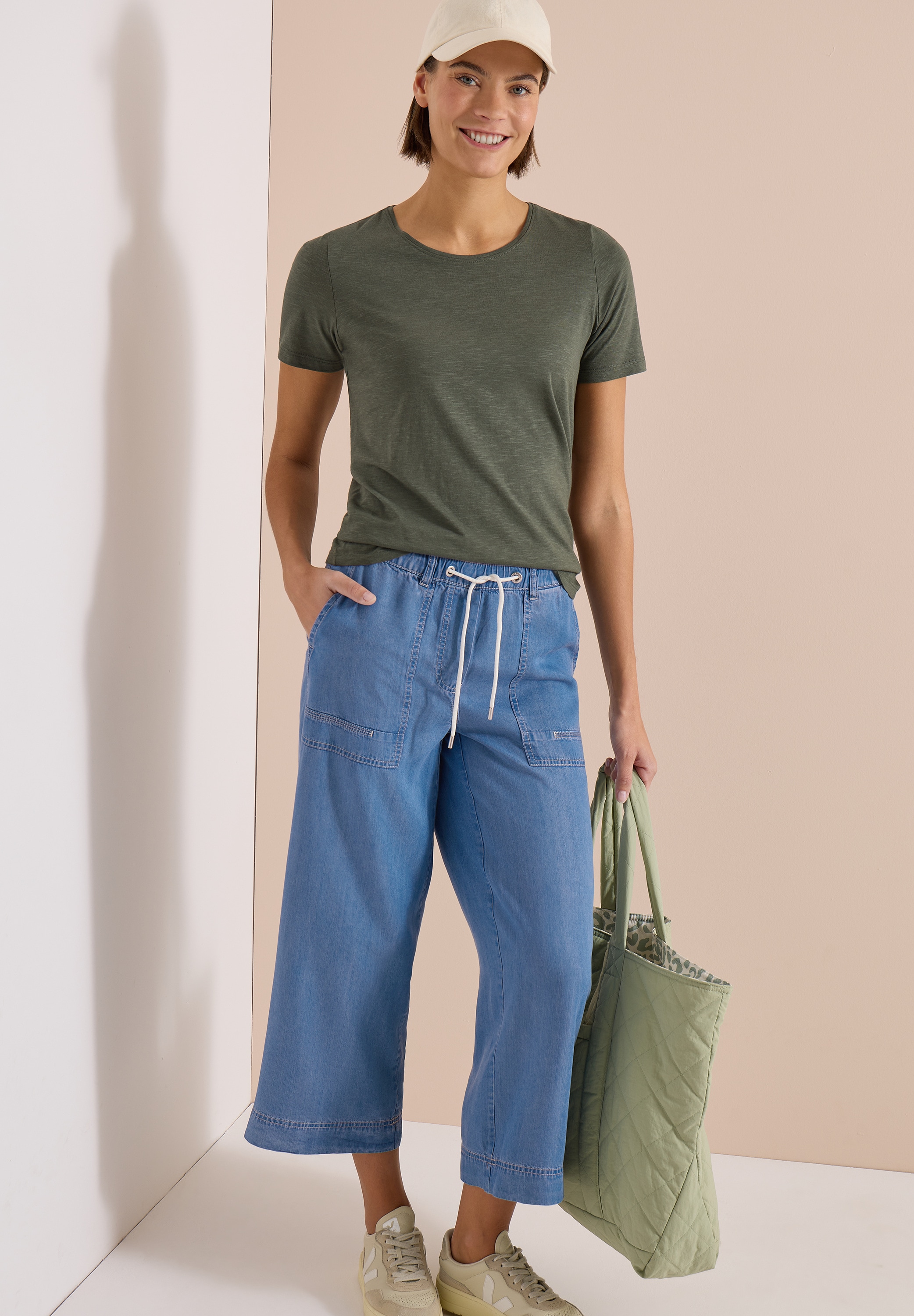 Cecil Stoffhose  mit elastischem Bund