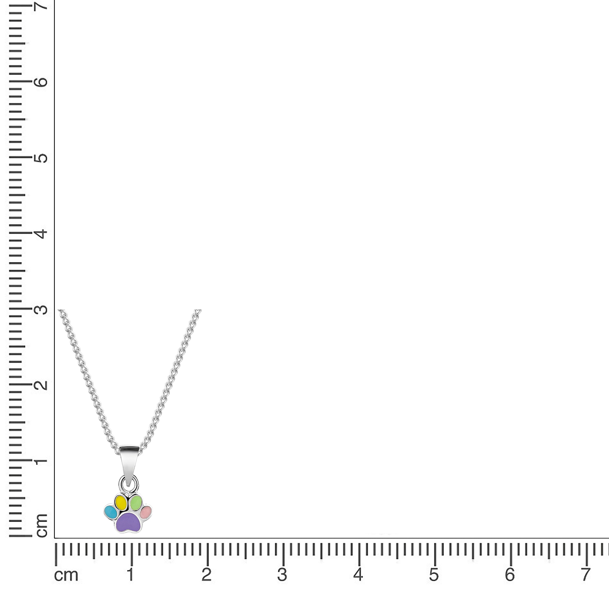 Firetti Kette mit Anhänger »Schmuck Geschenk Silber 925 Halsschmuck Halskette Panzerkette Pfote«