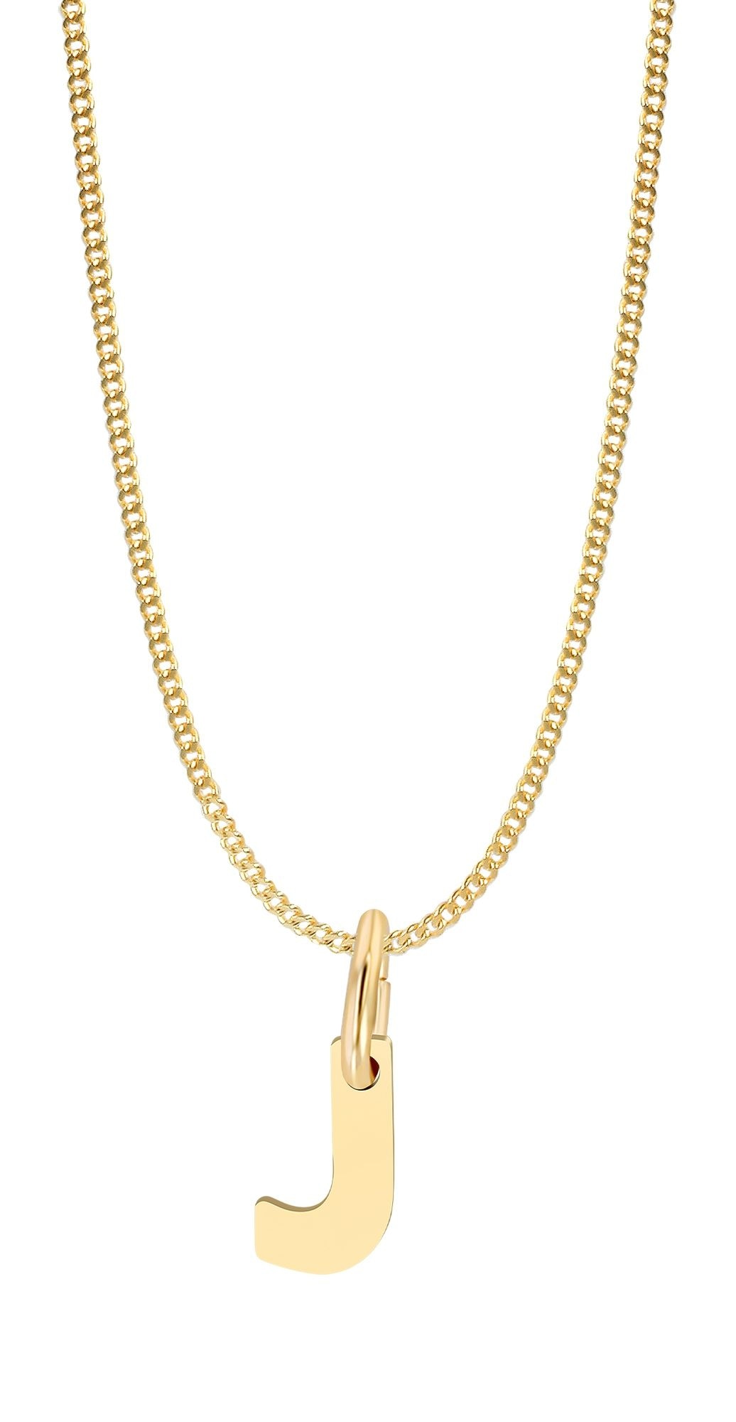 Adelia´s Buchstabenanhänger »Unisex Anhänger ¿ Buchstabe N Buchstabenanhänger aus 375 Gold«