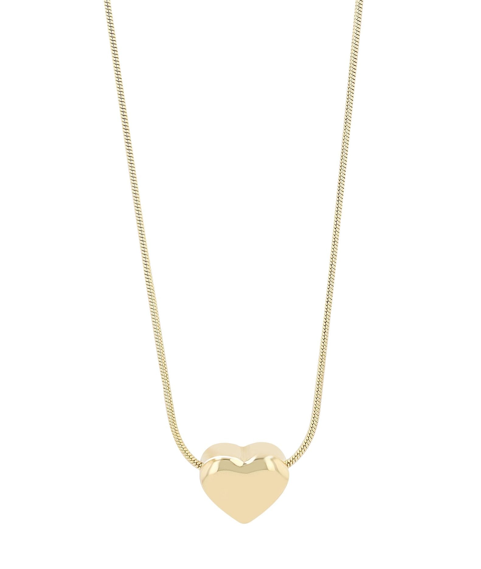 Adelia´s Gliederkette »Damen Halskette ¿ Herz aus Edelstahl 43+5«