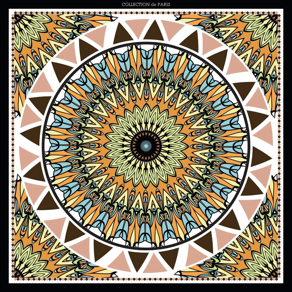 queence Dekokissen »»Mandala«,«, Kissenhülle ohne Füllung, 1 Stück